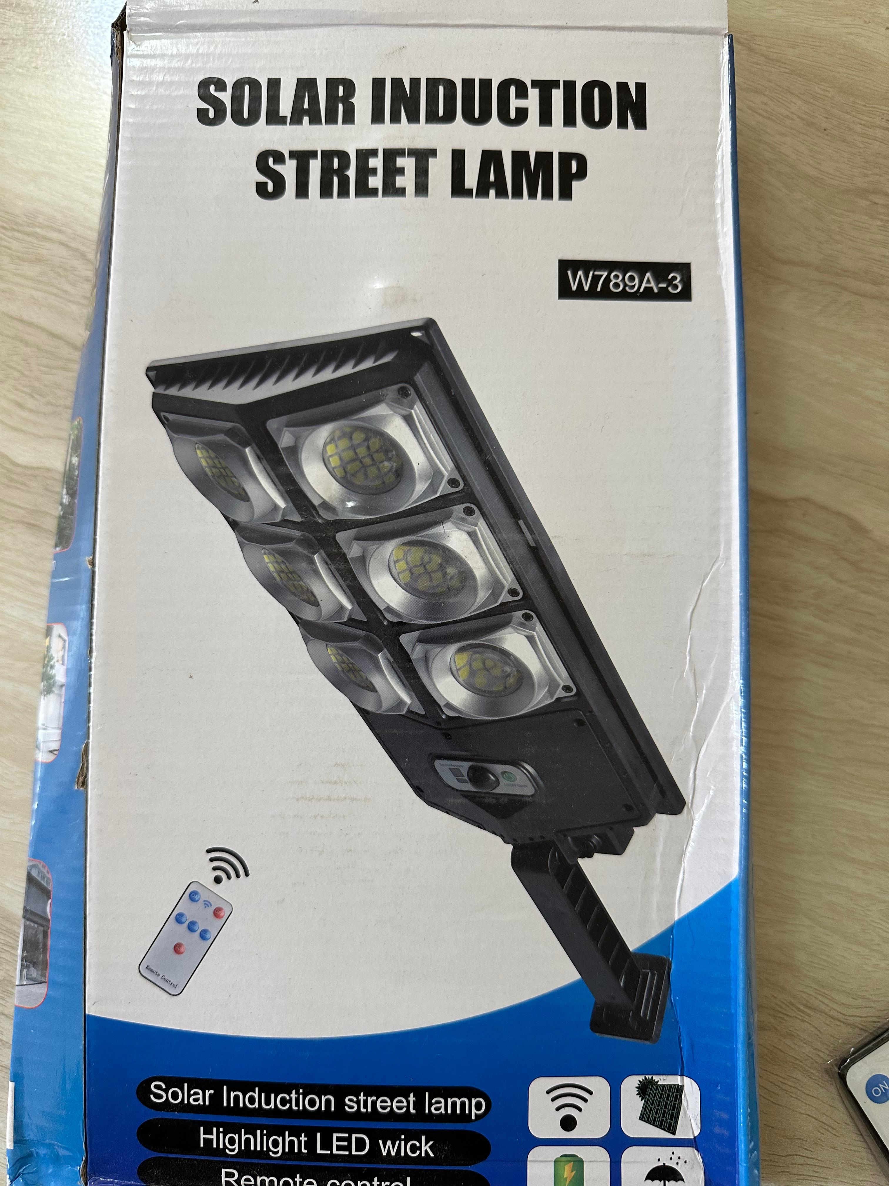 Solar Rechargeable Street Light with built in Solar , Remote Included
