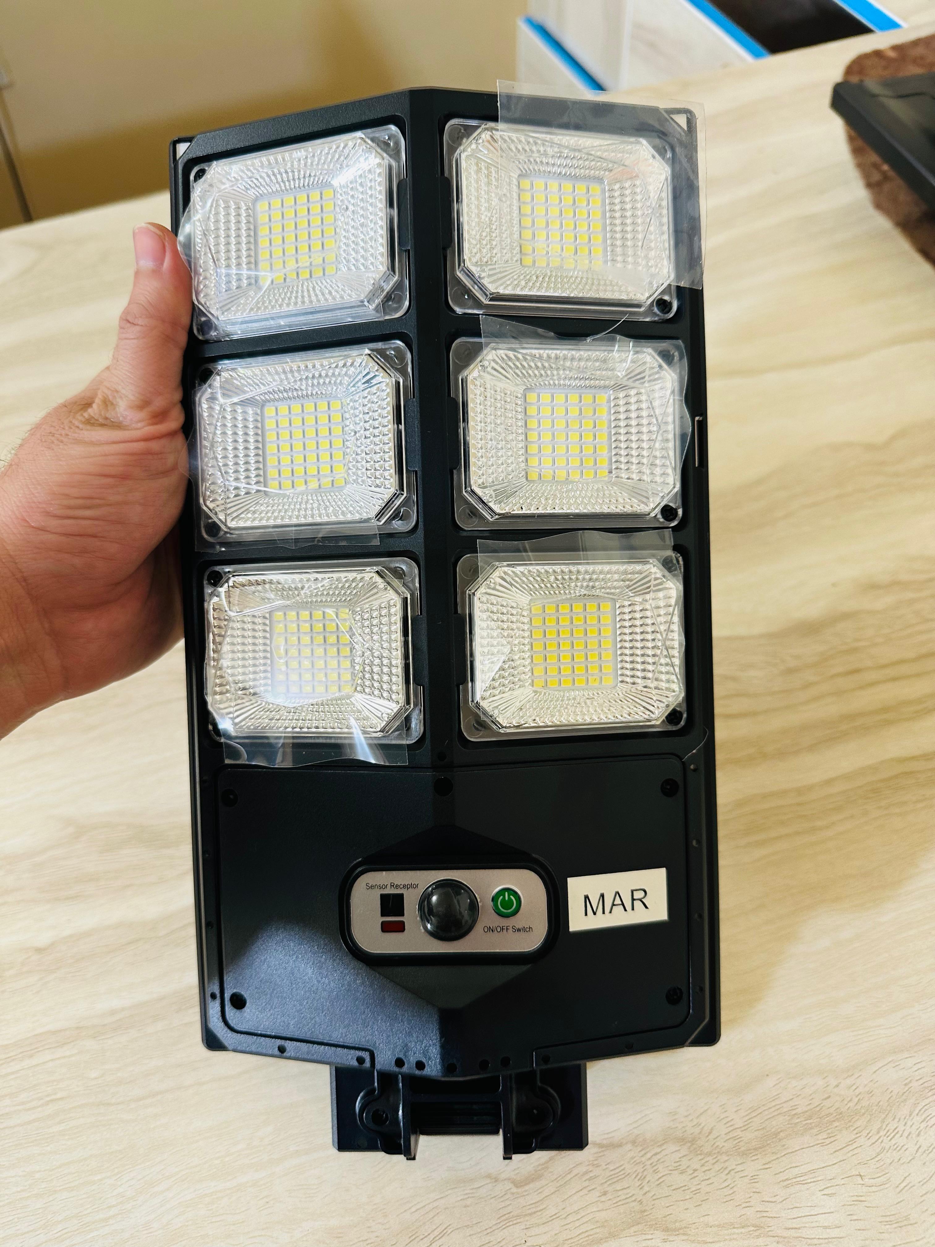 Solar Rechargeable Street Light with built in Solar , Remote Included