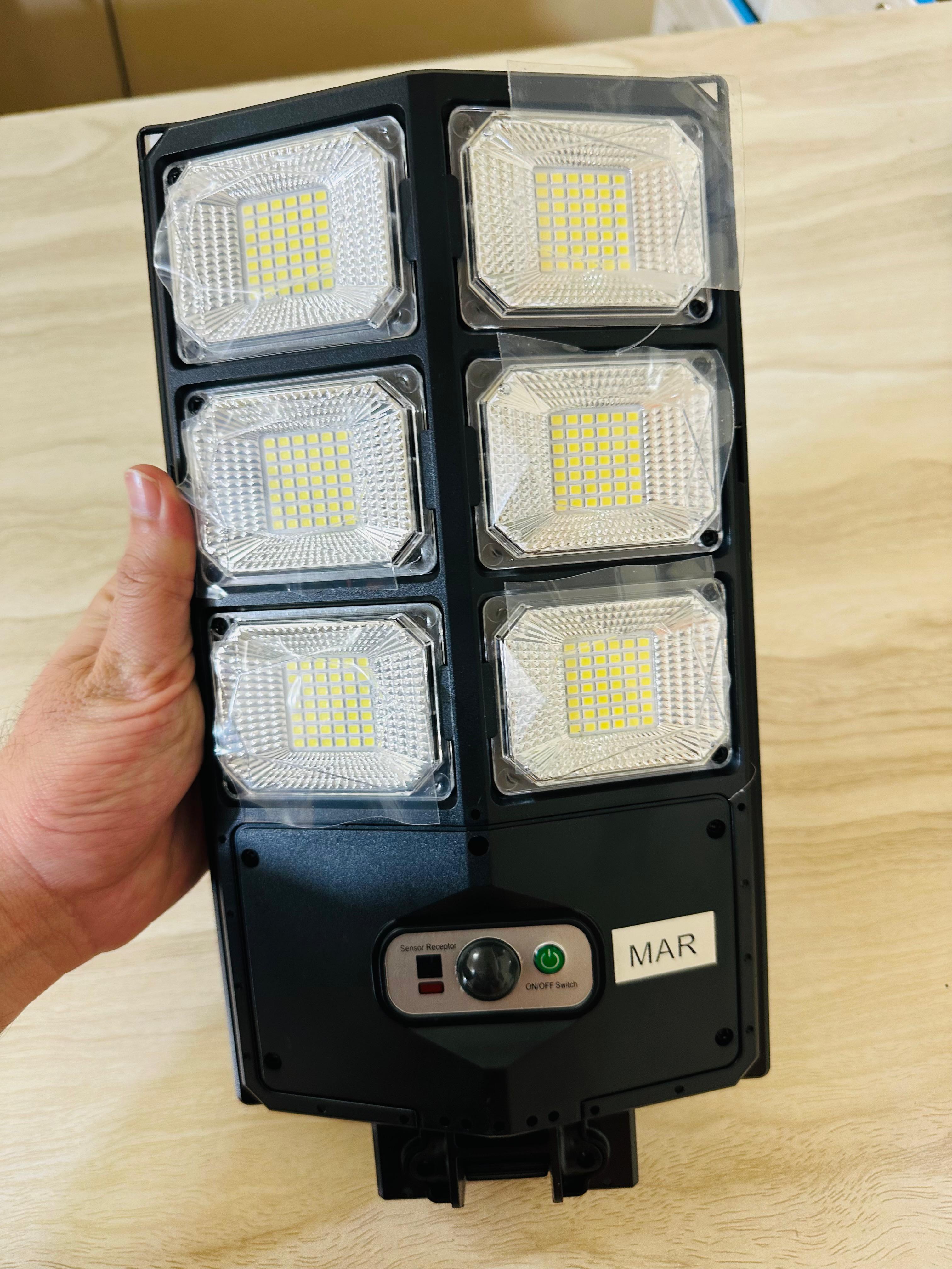 Solar Rechargeable Street Light with built in Solar , Remote Included