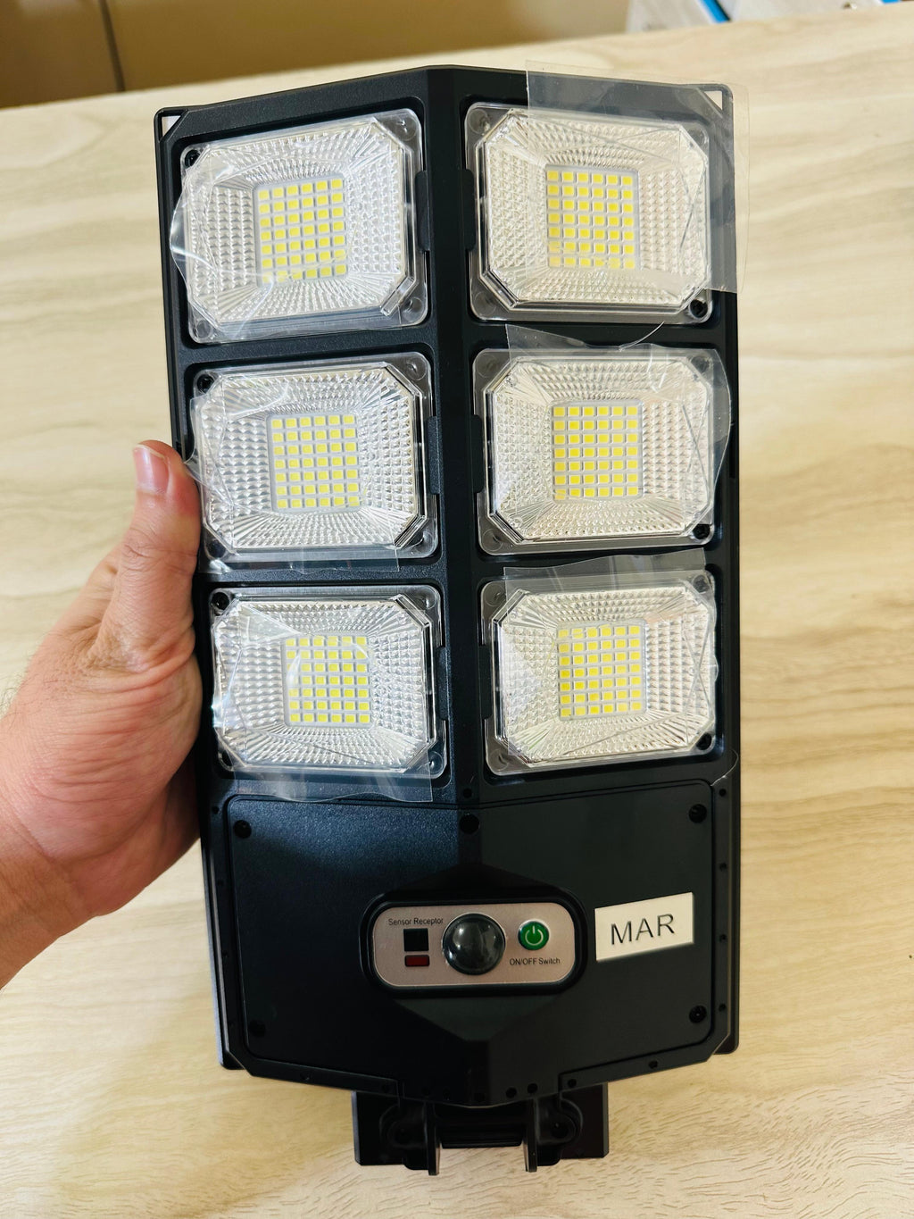 Solar Rechargeable Street Light with built in Solar , Remote Included