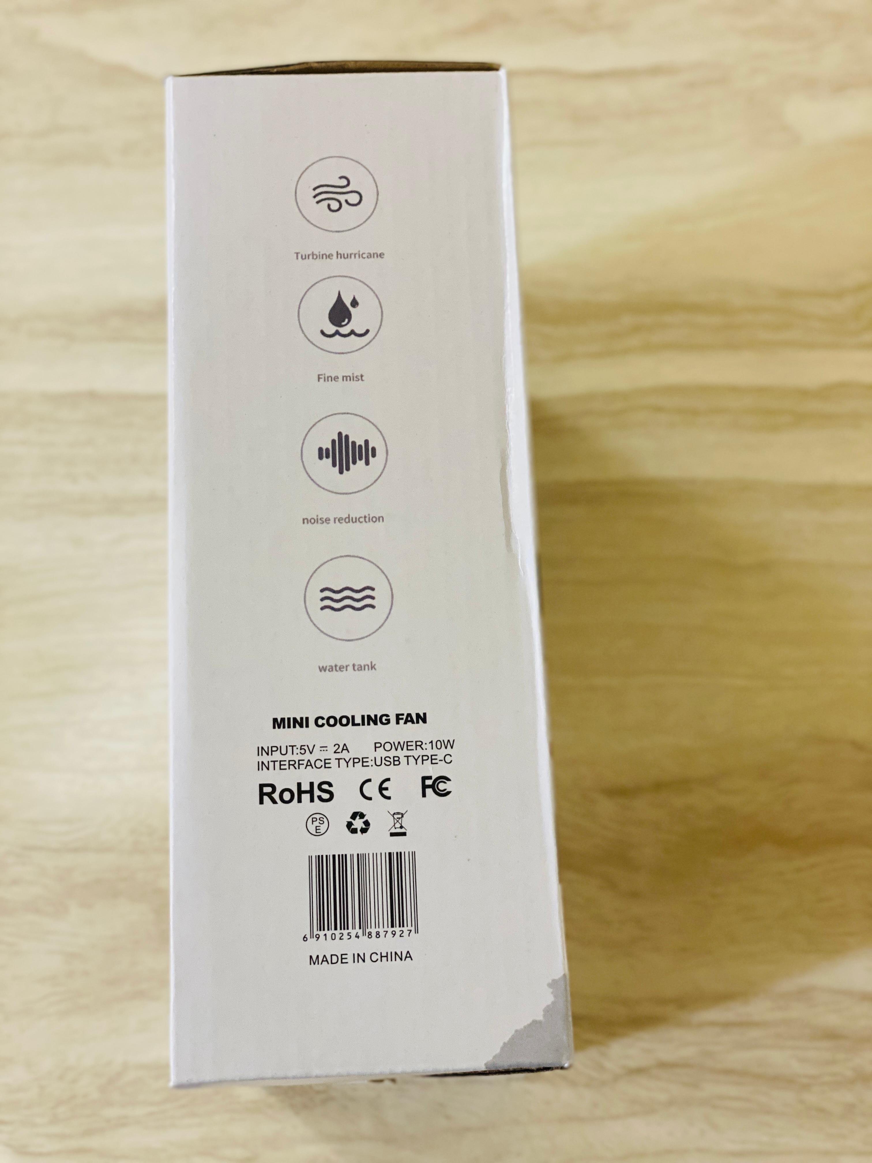 4 In 1 Fan Air Cooler with Humidifier & Night Light | Mist Fan