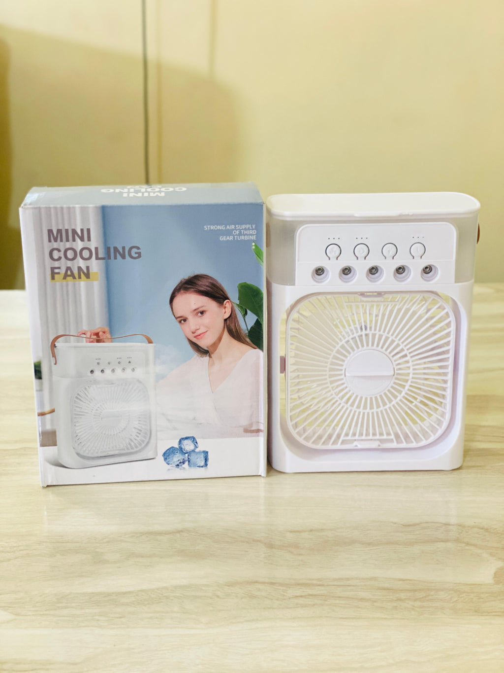 4 In 1 Fan Air Cooler with Humidifier & Night Light | Mist Fan