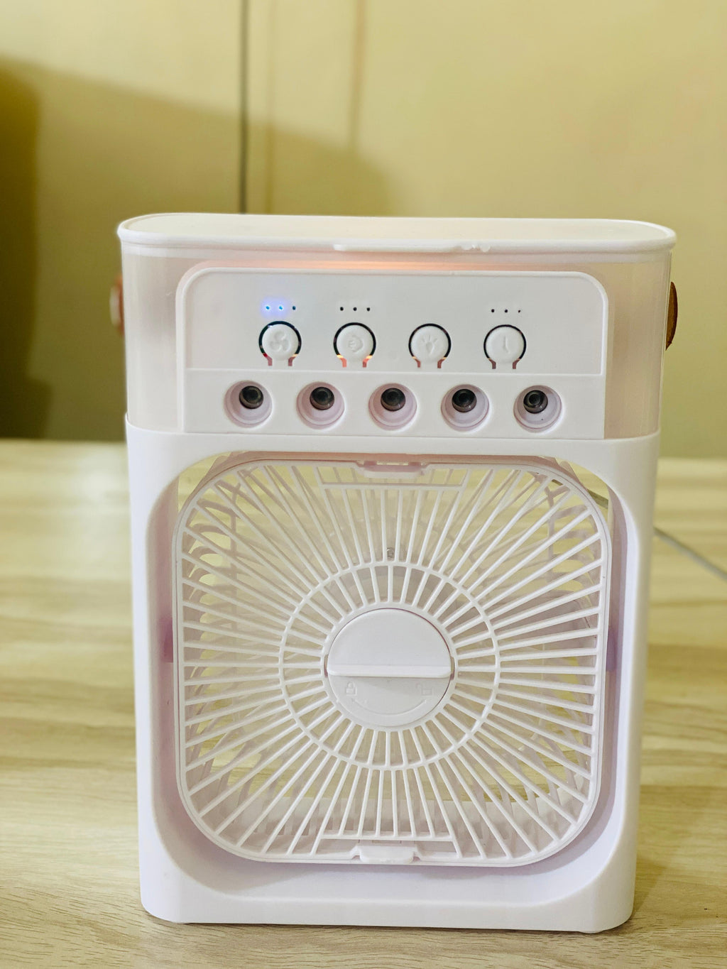 4 In 1 Fan Air Cooler with Humidifier & Night Light | Mist Fan