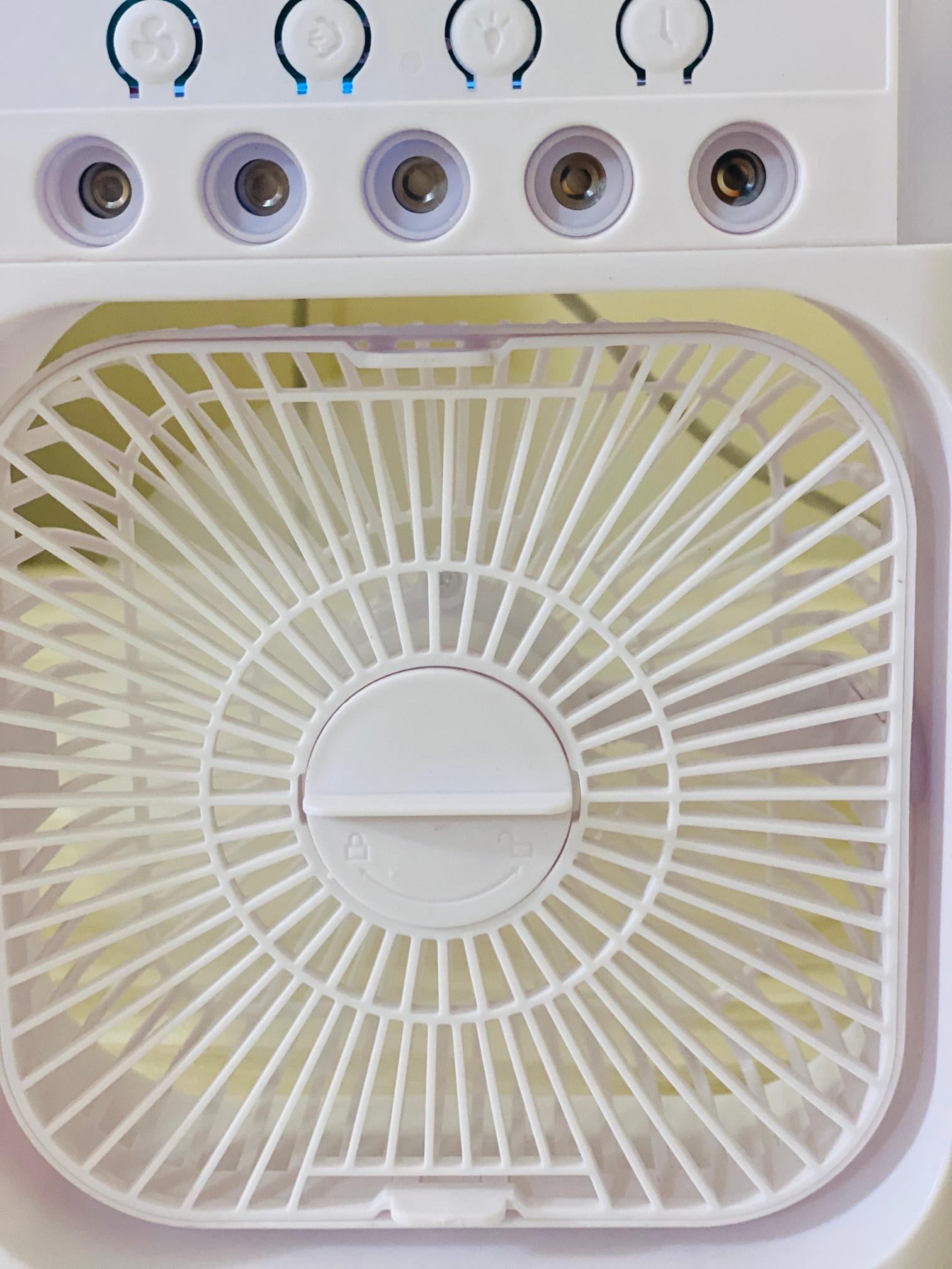 4 In 1 Fan Air Cooler with Humidifier & Night Light | Mist Fan