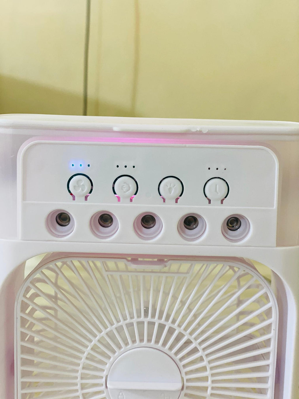 4 In 1 Fan Air Cooler with Humidifier & Night Light | Mist Fan
