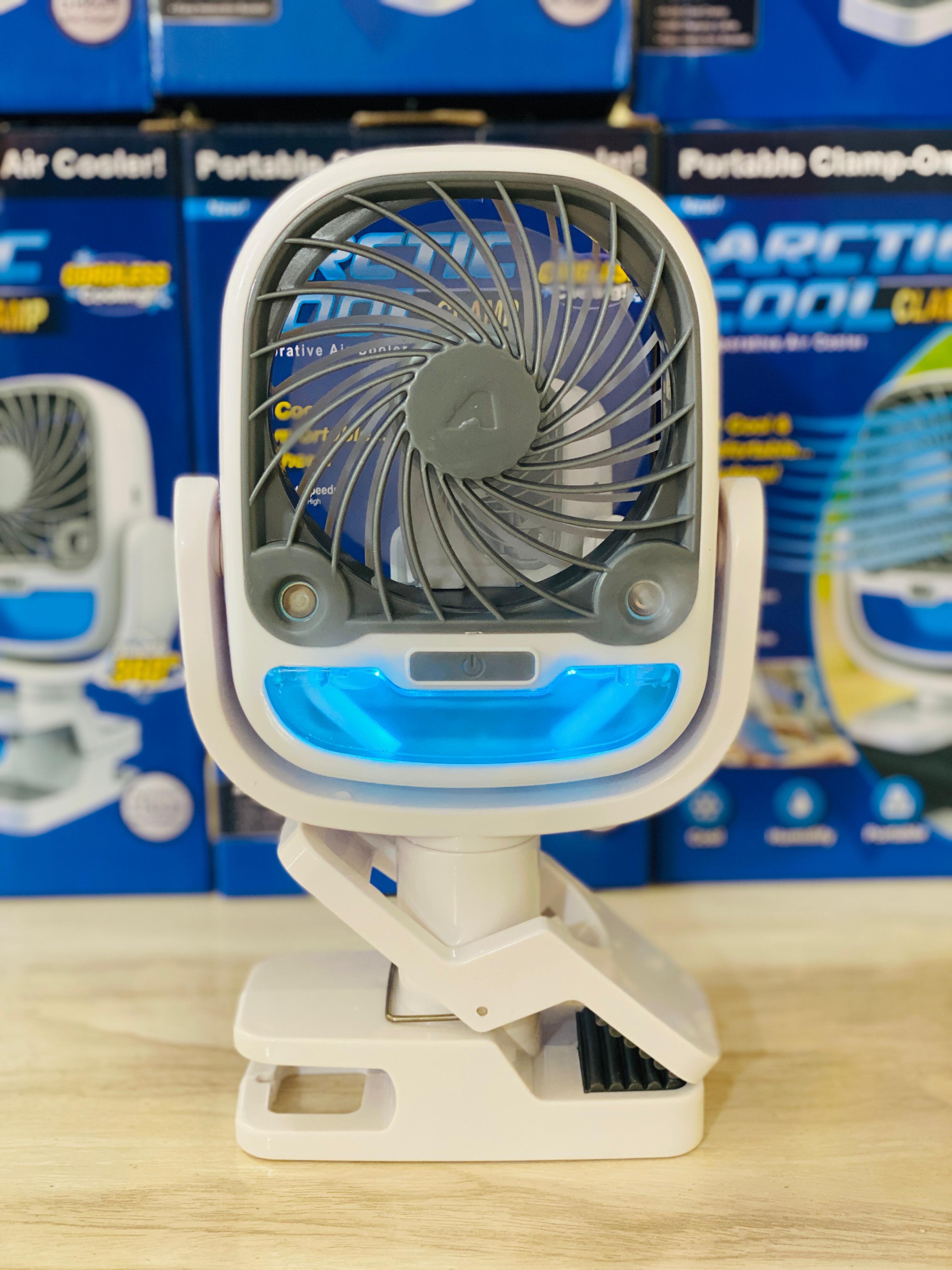 2 in 1 Arctic Cool Clamp Cordless Air Cooler