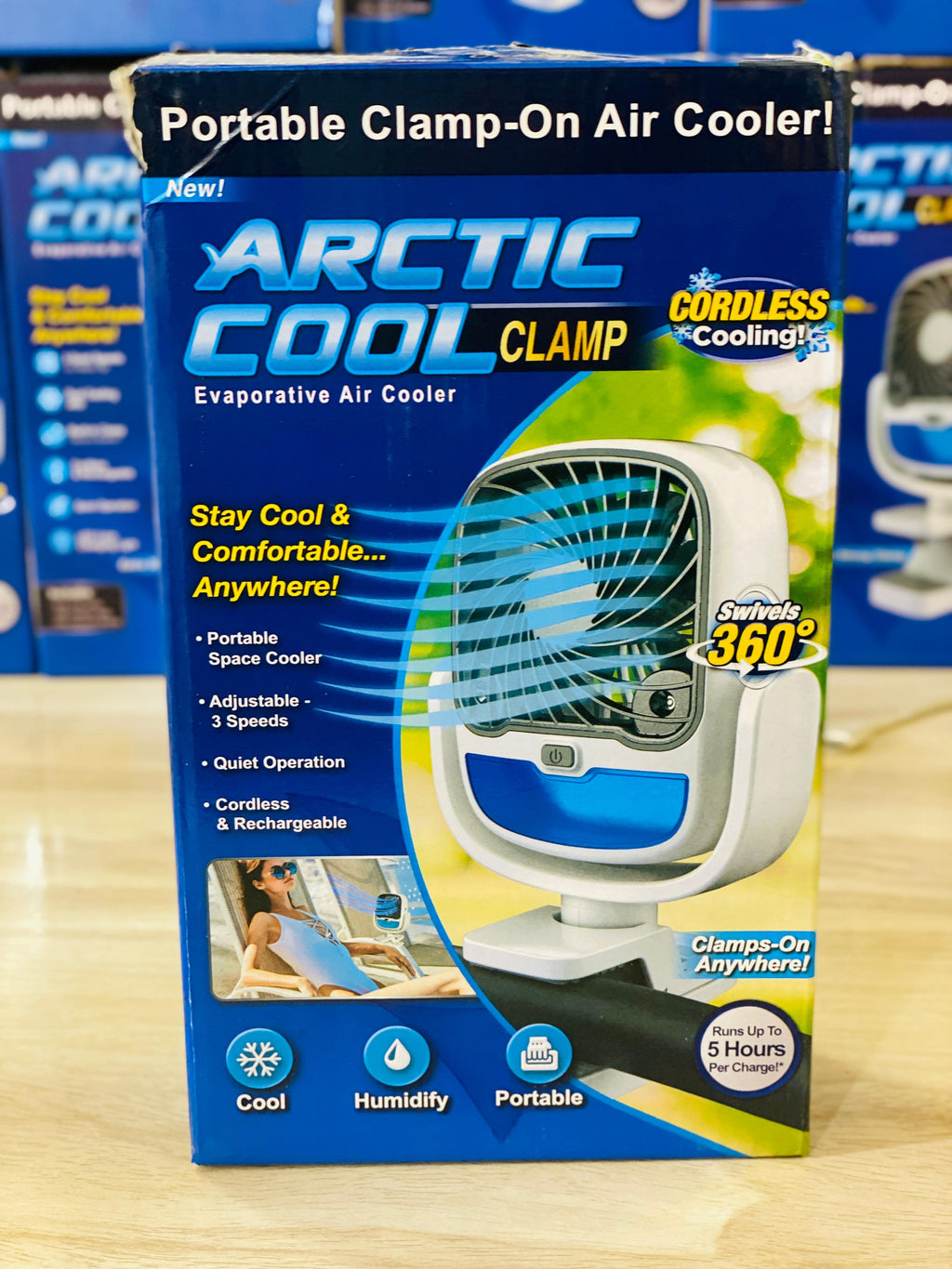 Arctic Cool Portable Clamp On Air Cooler