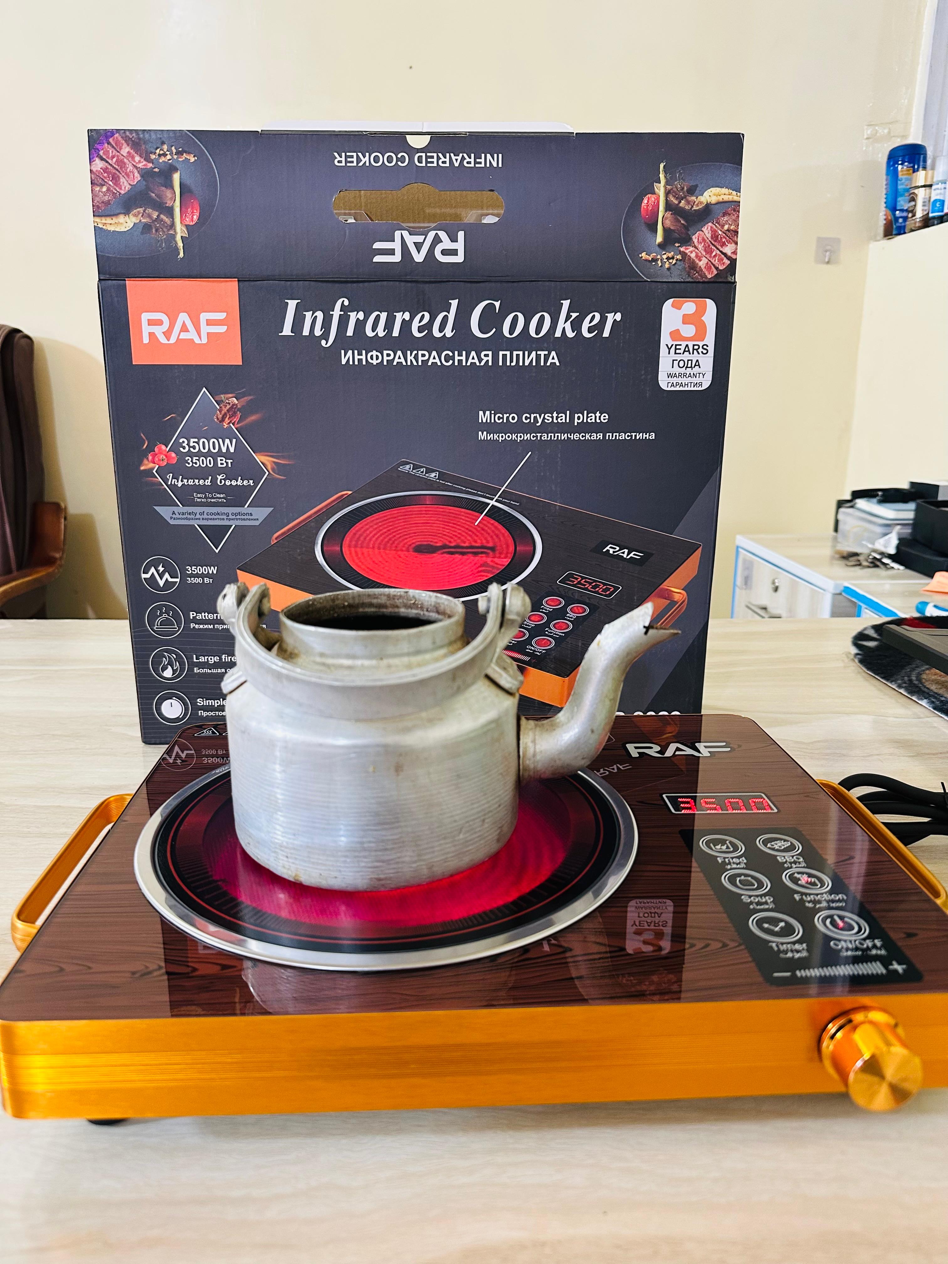 RAF 8029 INFRARDED COOKER WITH 3 YEARS INTERNATIONAL WARRANTY