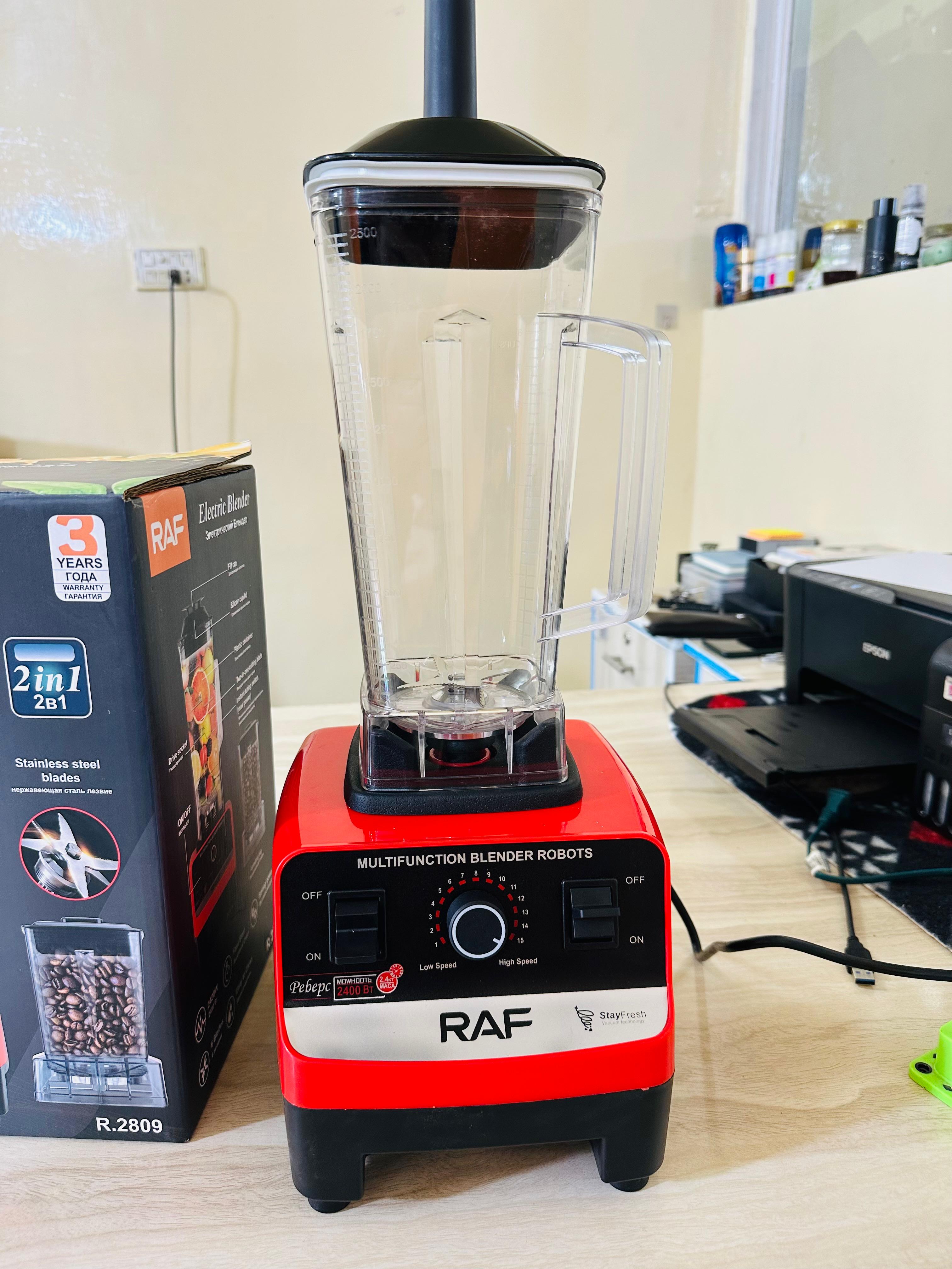 RAF 2 in 1 Juicer Blender 100% original with 3 years international warranty