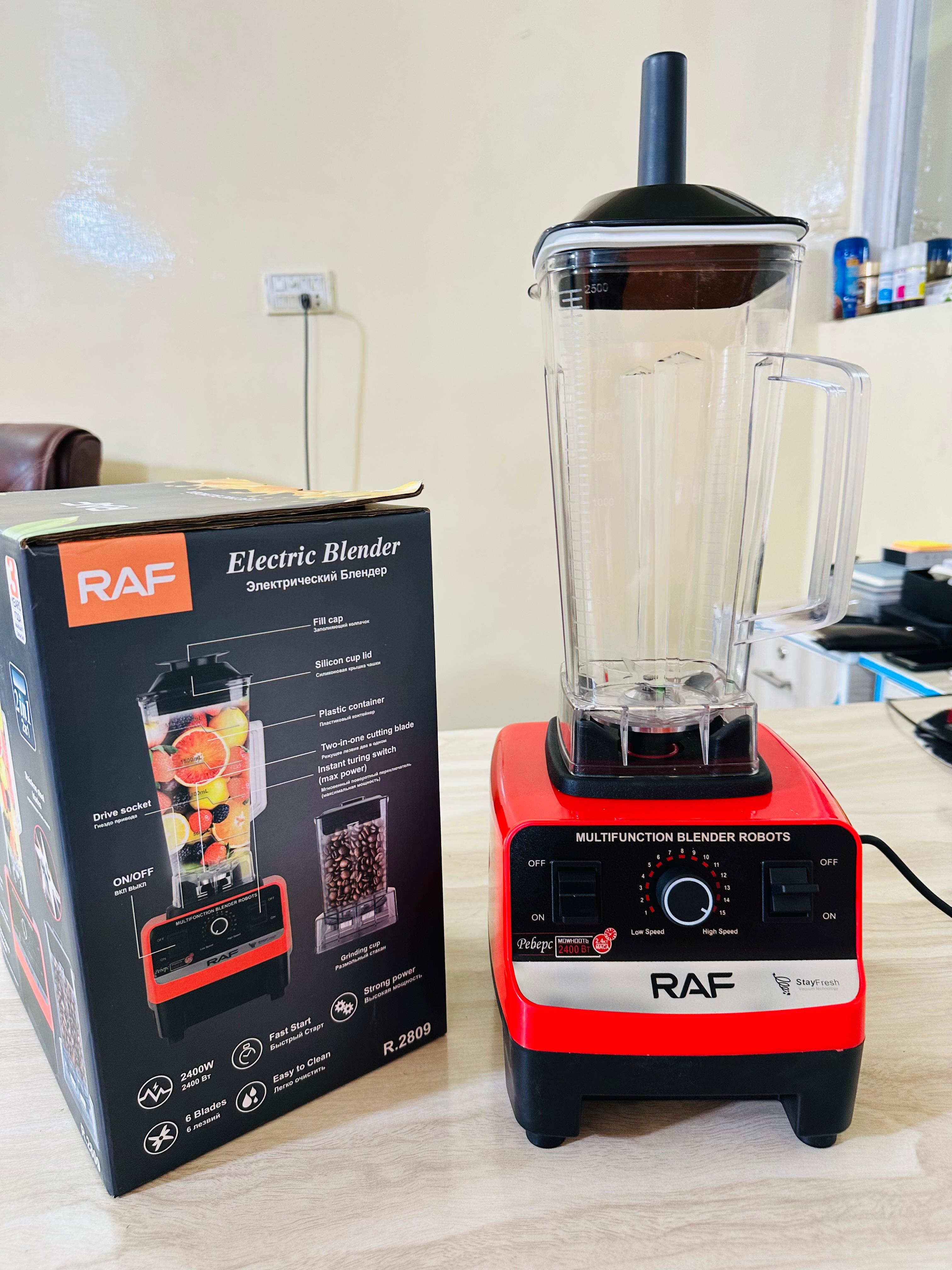 RAF 2 in 1 Juicer Blender 100% original with 3 years international warranty