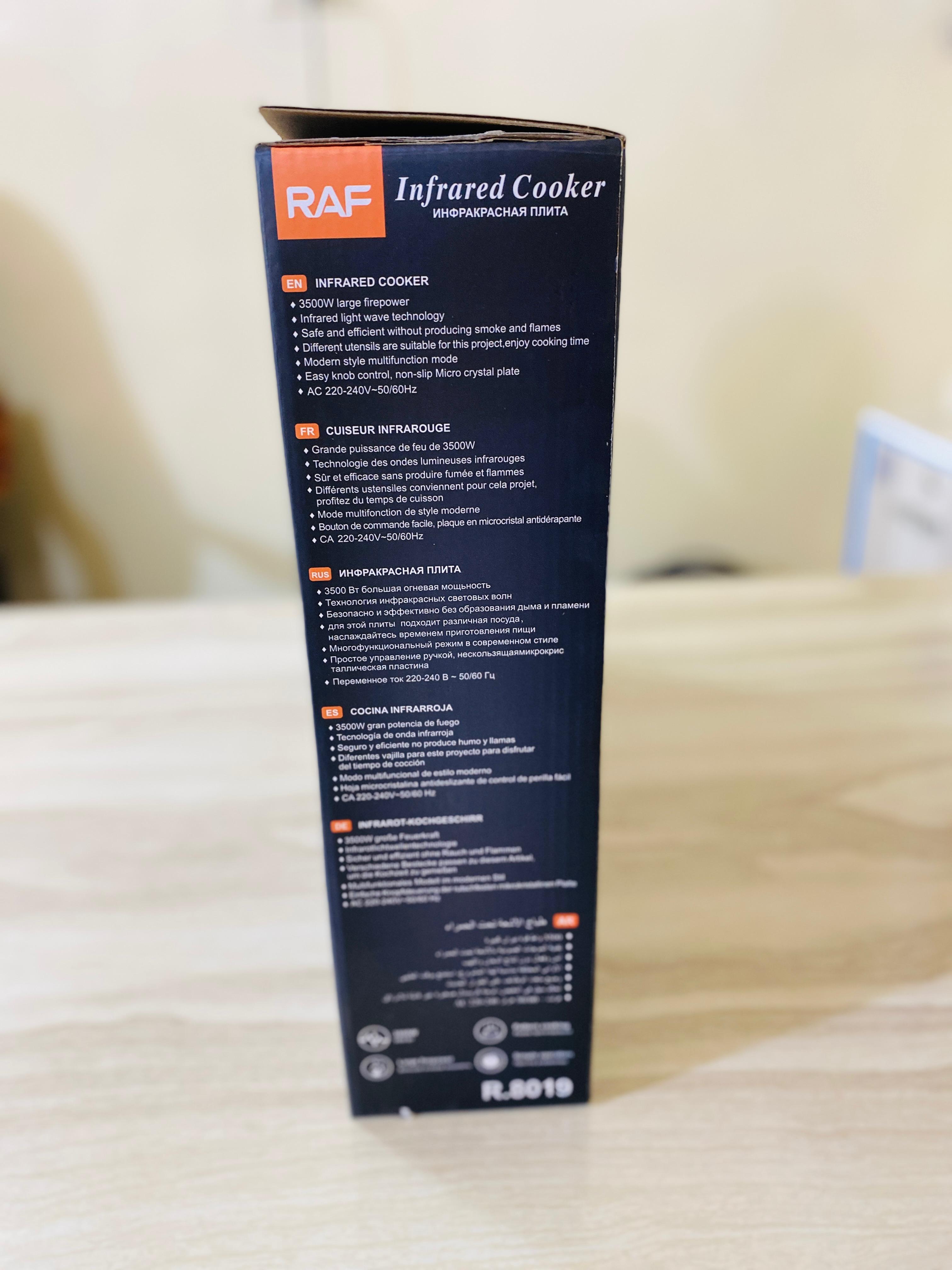 RAF 8019 Model Hot plate with 3 years international warranty