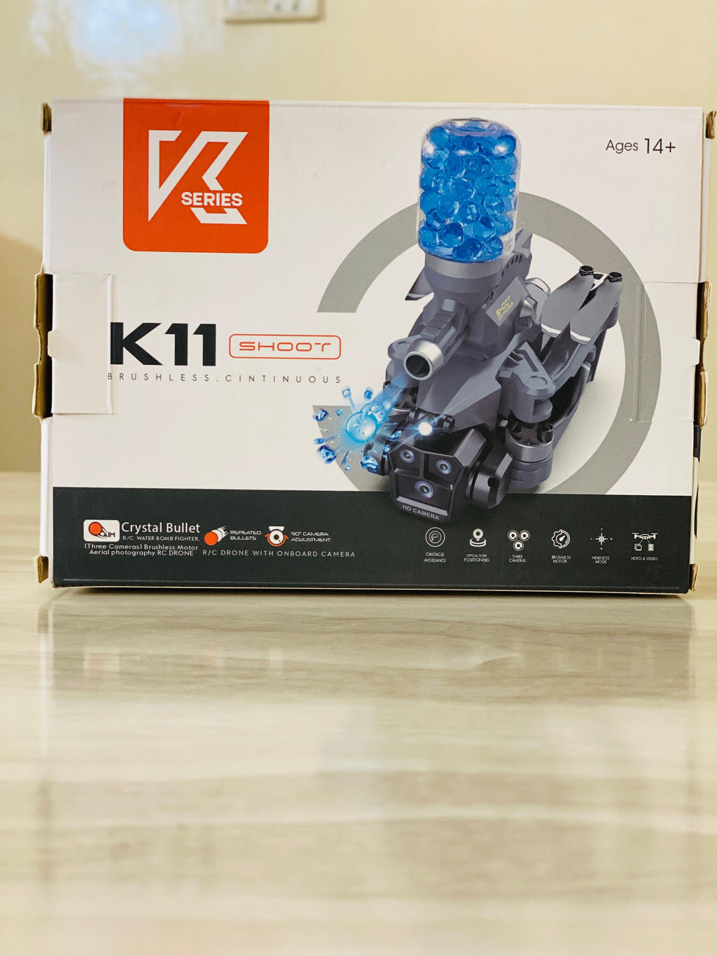 K11 Drone Brushless Motors HD Camera With Gel Blaster