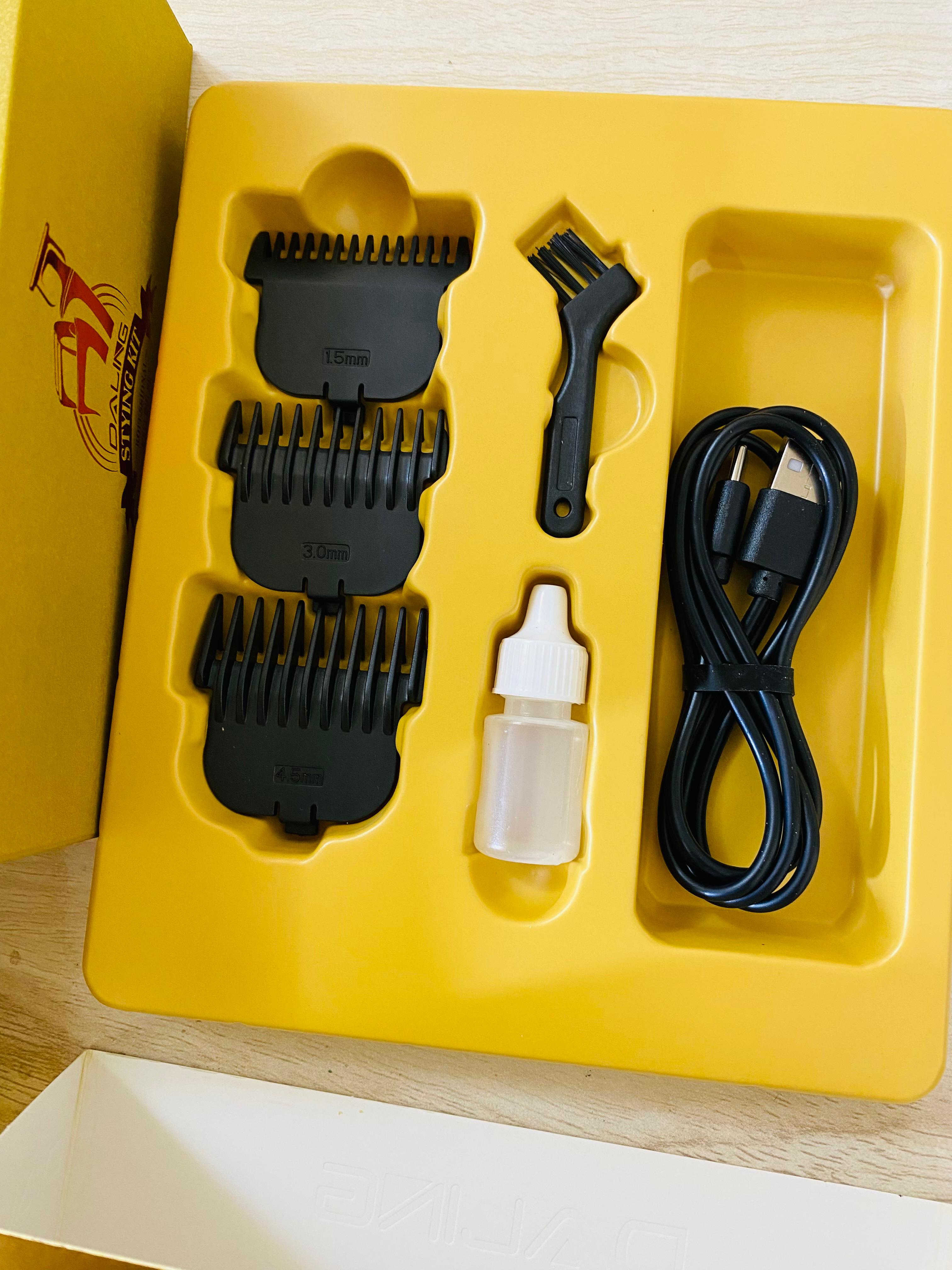 Daling 0027 professional king style grooming kit with all parts and accessories