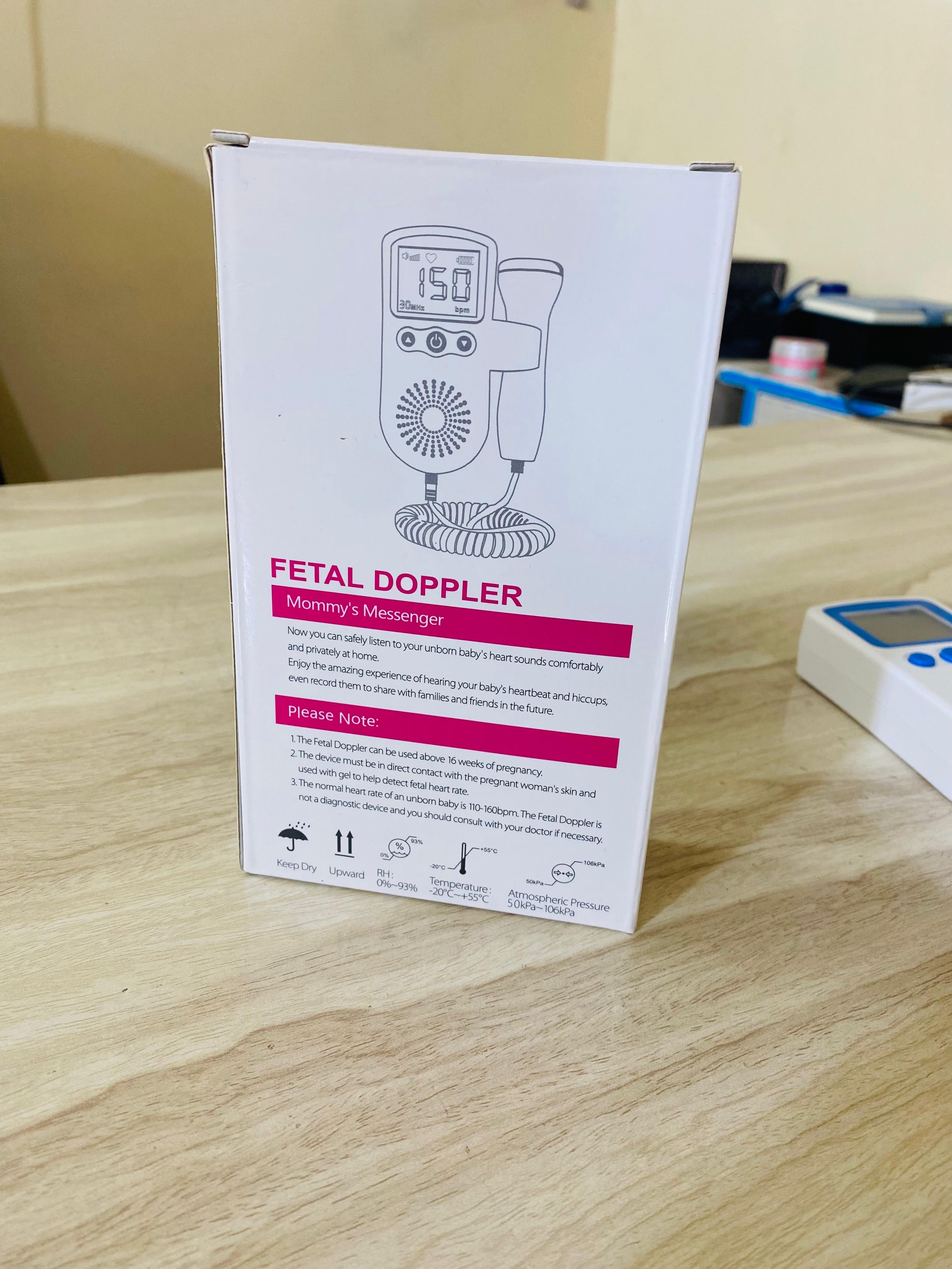 Ultrasonic Fetal Doppler Select for You Baby Fetal Heart Rate Monitoring
