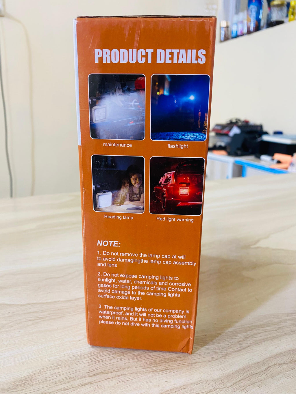 Solar Portable Lamp with Toolkit - Lot Imported