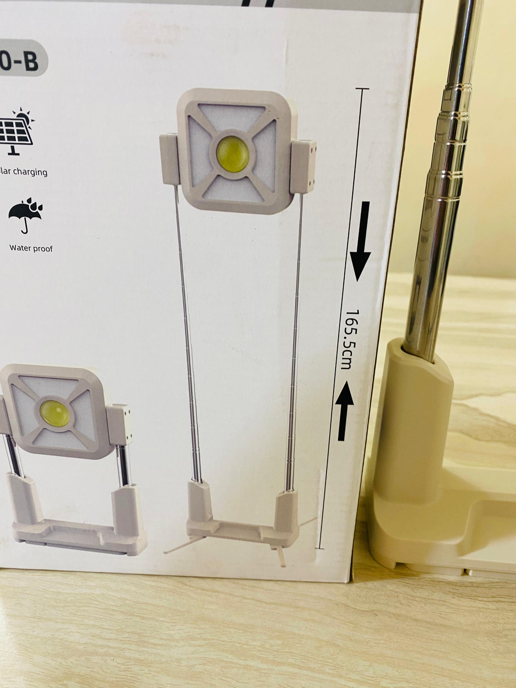 LED Work Light Rechargeable Flashlight, Tool Gifts for Men Him Husband, Mechanic Torch Grill Light Foldable Inspection Lamp with Magnetic Base 5 Modes 360° Rotate for Car Emergency