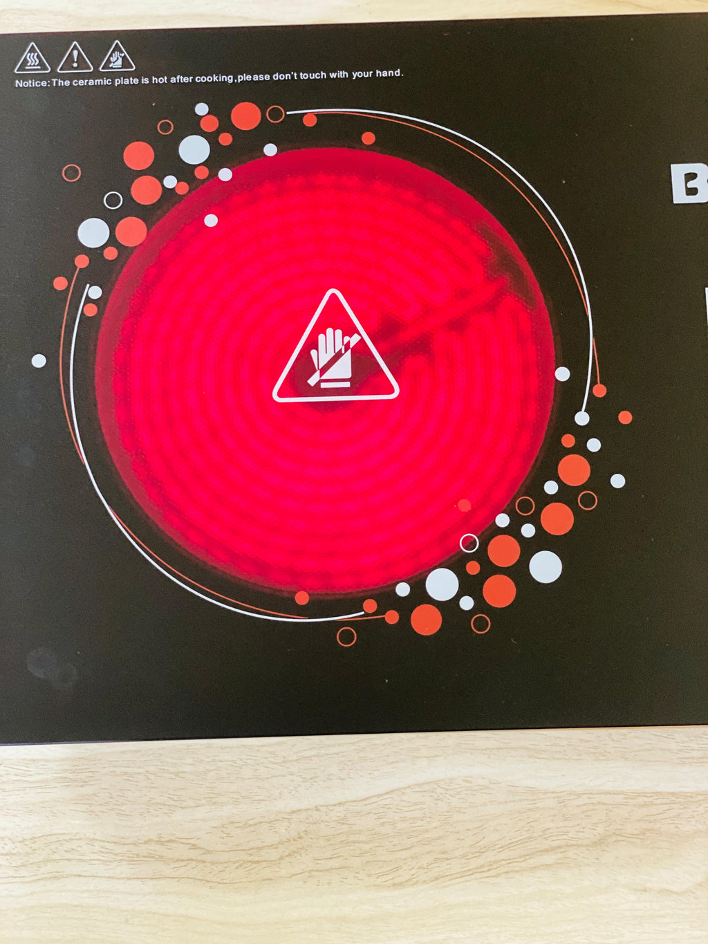 Boma Electric Stove /2500 W Model Bm-15 infrared Cooker Hot Plate Induction Cooker Touch panel Effective and constant temperature control Smart Cooking Safe and Energy Saving Easy to clean for small family , hostel and office use