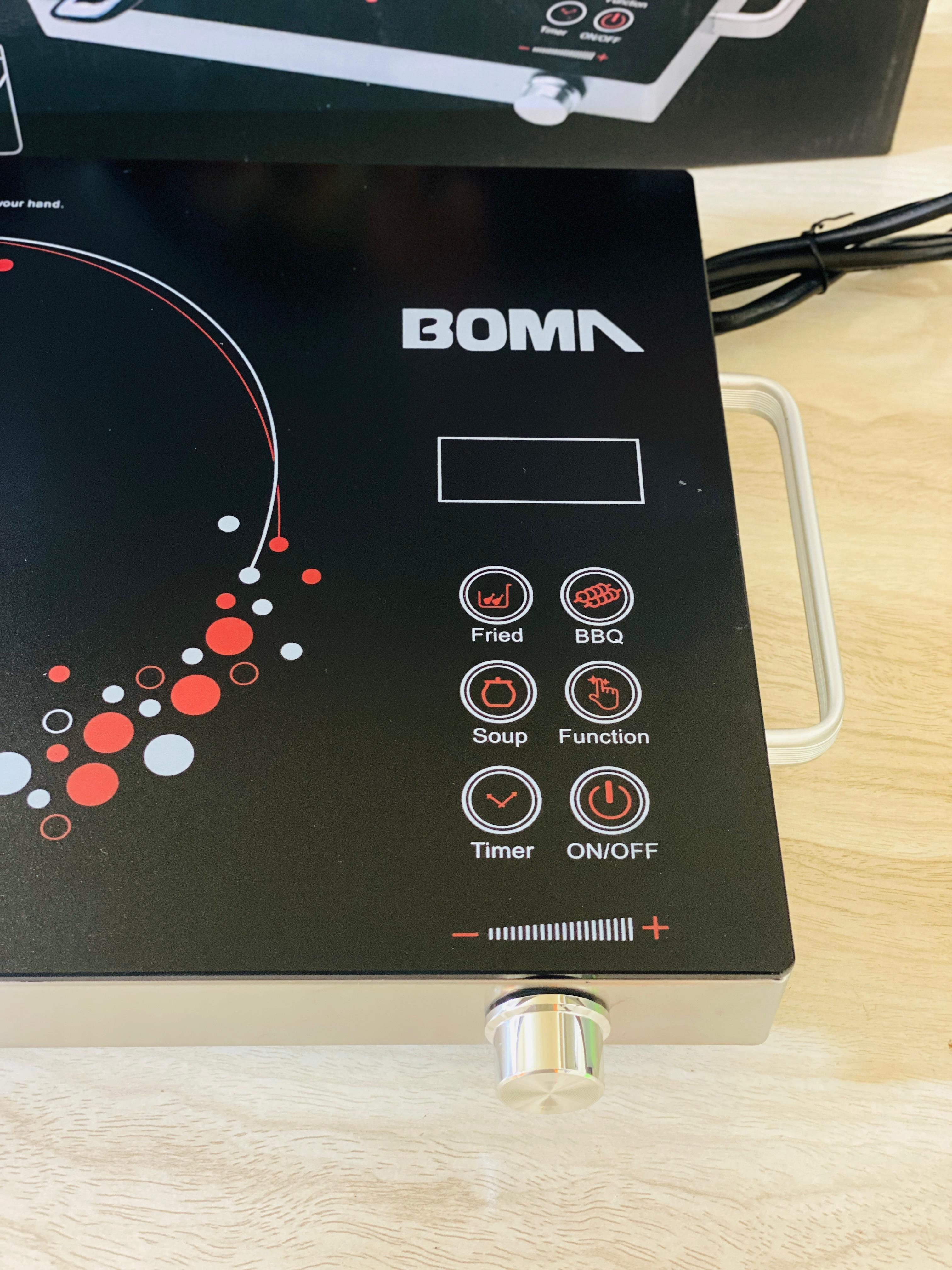 Boma Electric Stove /2500 W Model Bm-15 infrared Cooker Hot Plate Induction Cooker Touch panel Effective and constant temperature control Smart Cooking Safe and Energy Saving Easy to clean for small family , hostel and office use