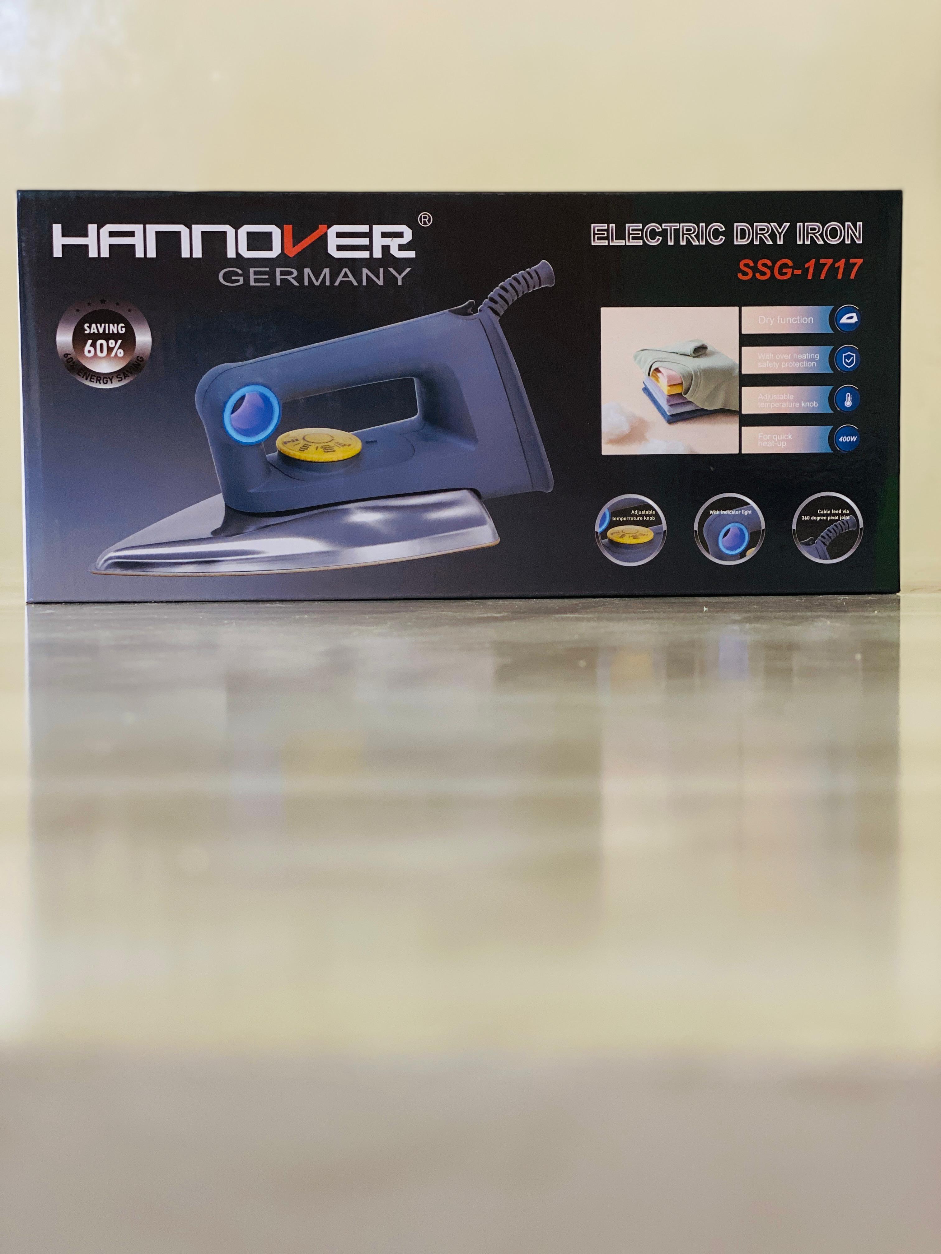 Hannover Germany iron 400 watt Travel Iron Dry iron