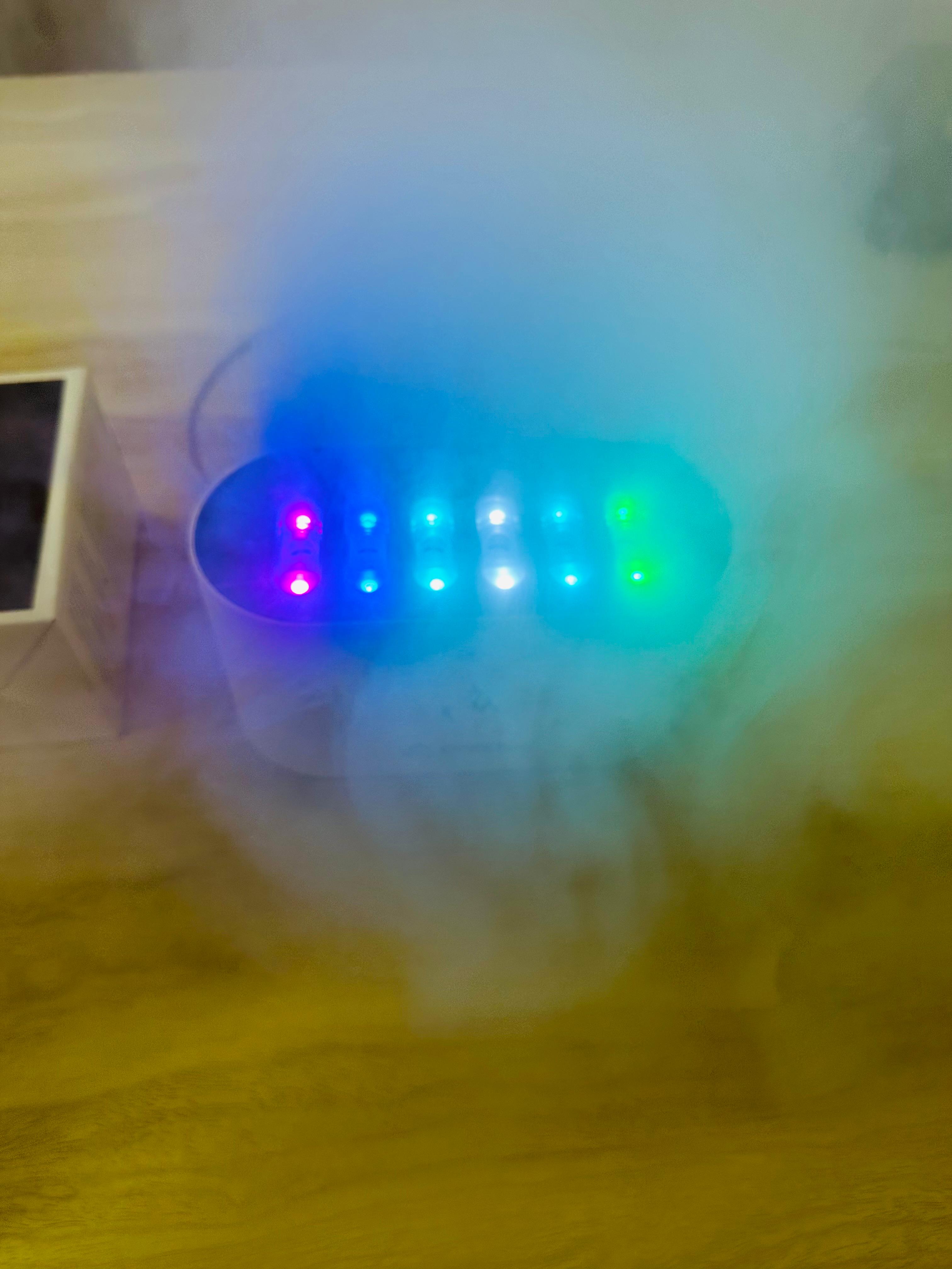 7 Color dynamic Humidifier 3 options Voice Control