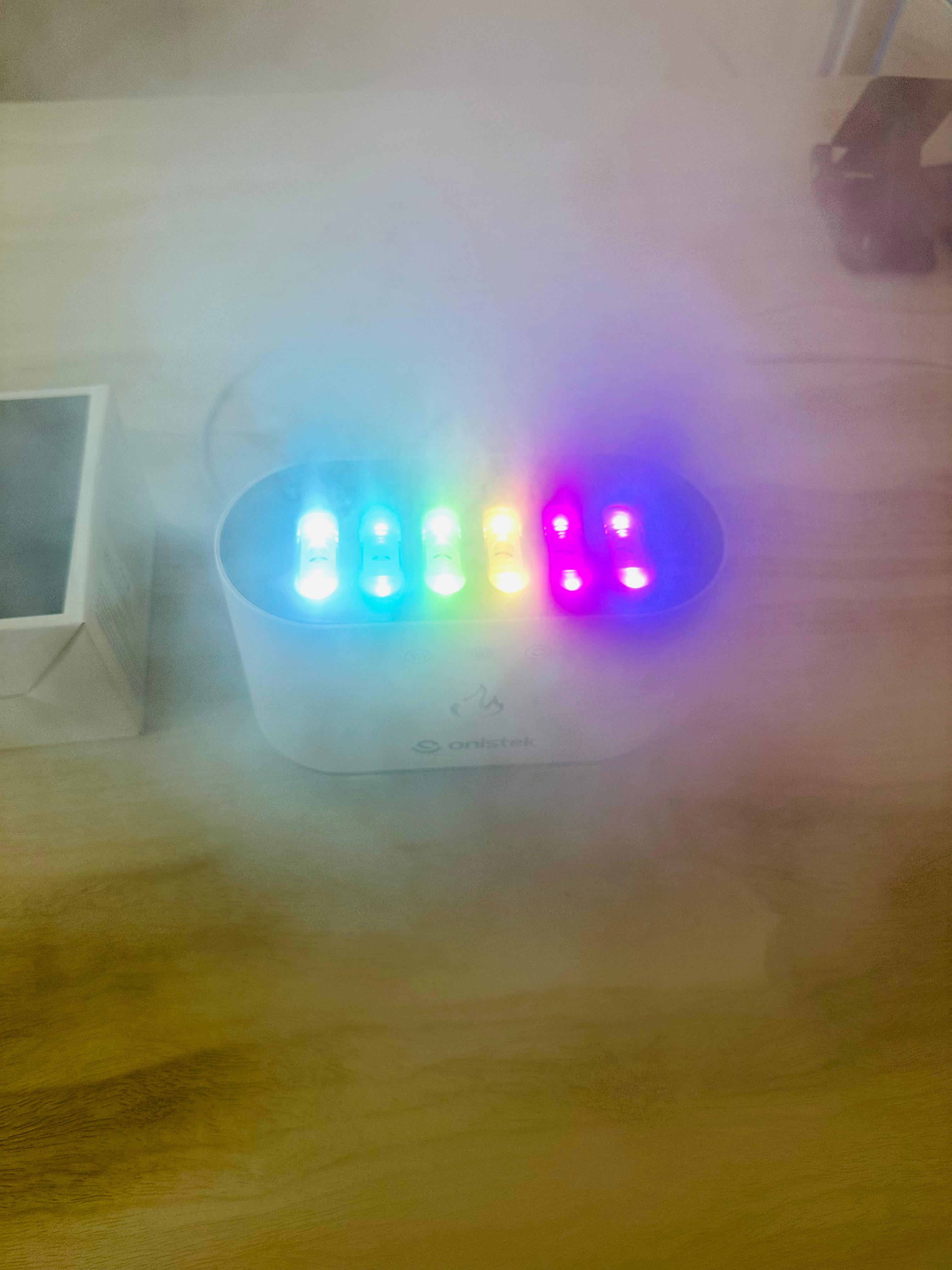 7 Color dynamic Humidifier 3 options Voice Control
