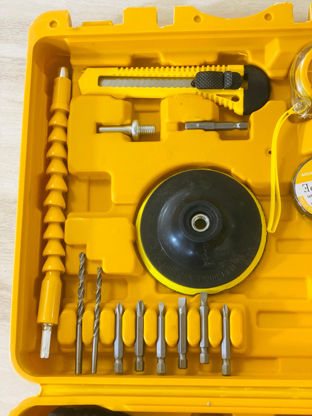 DEWALT Multi-Piece Cordless Drill Kit with Car Polisher