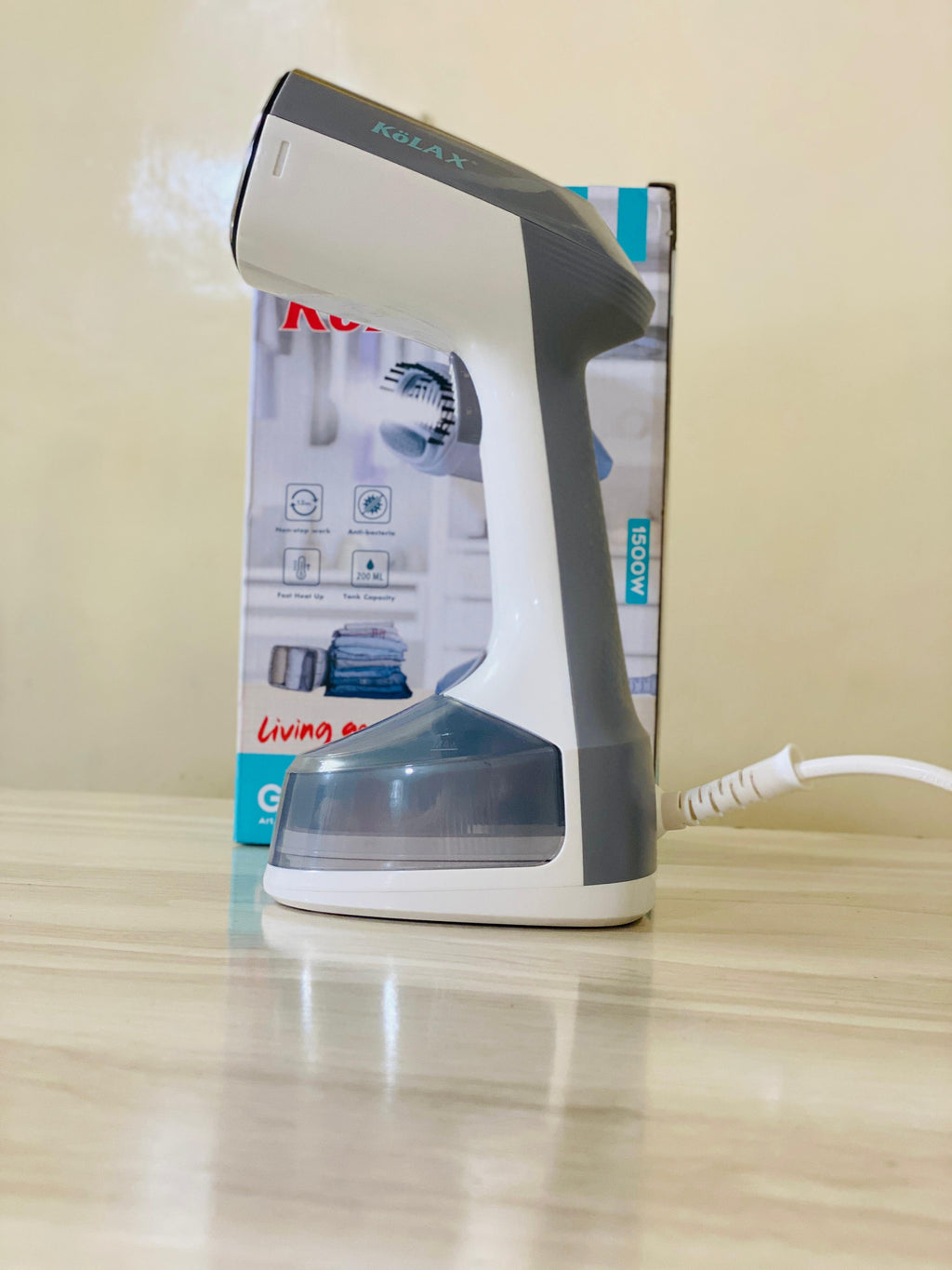 Imported Kolax Handheld Garment Steamer - 1500 Watt