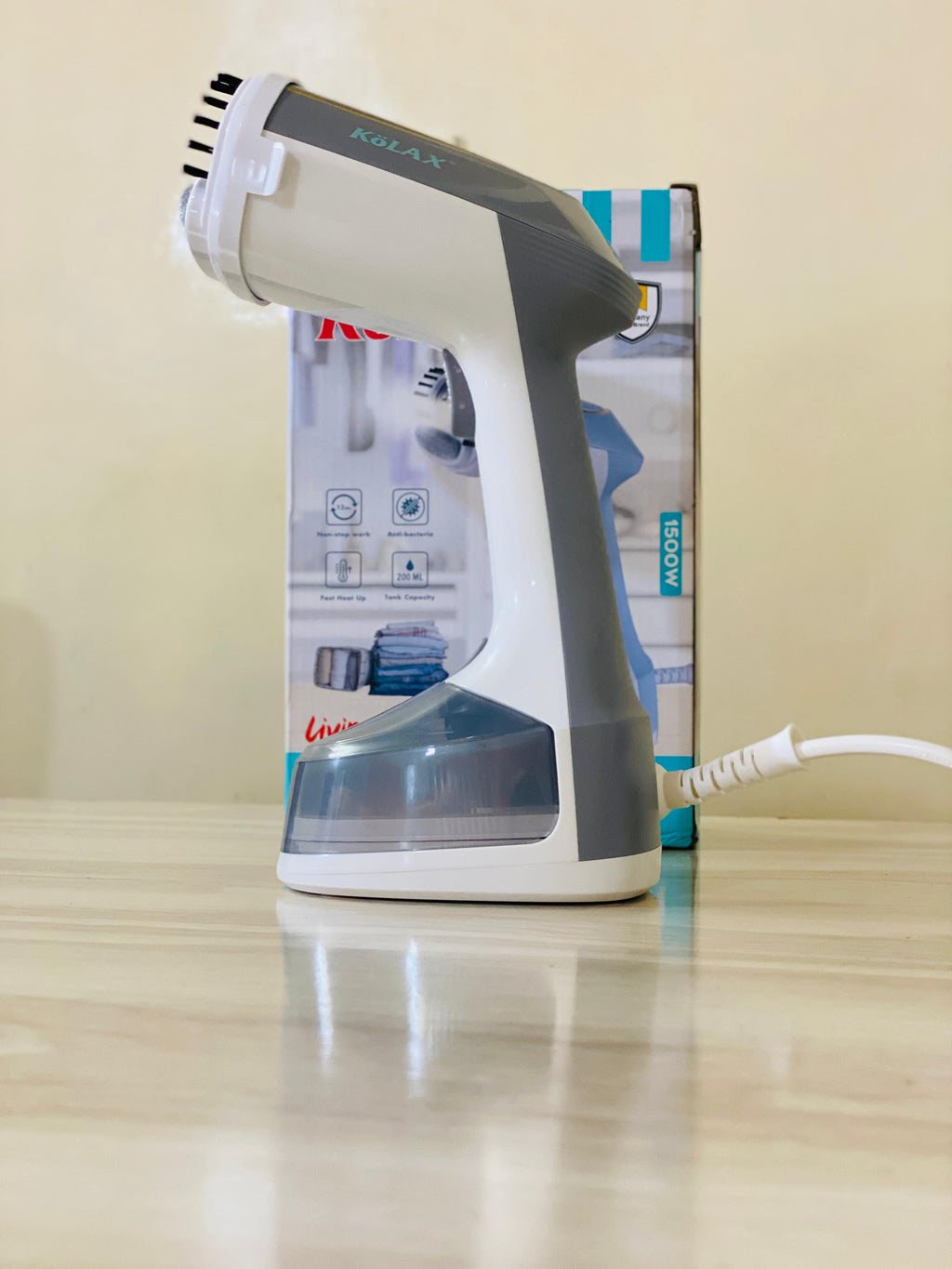 Imported Kolax Handheld Garment Steamer - 1500 Watt