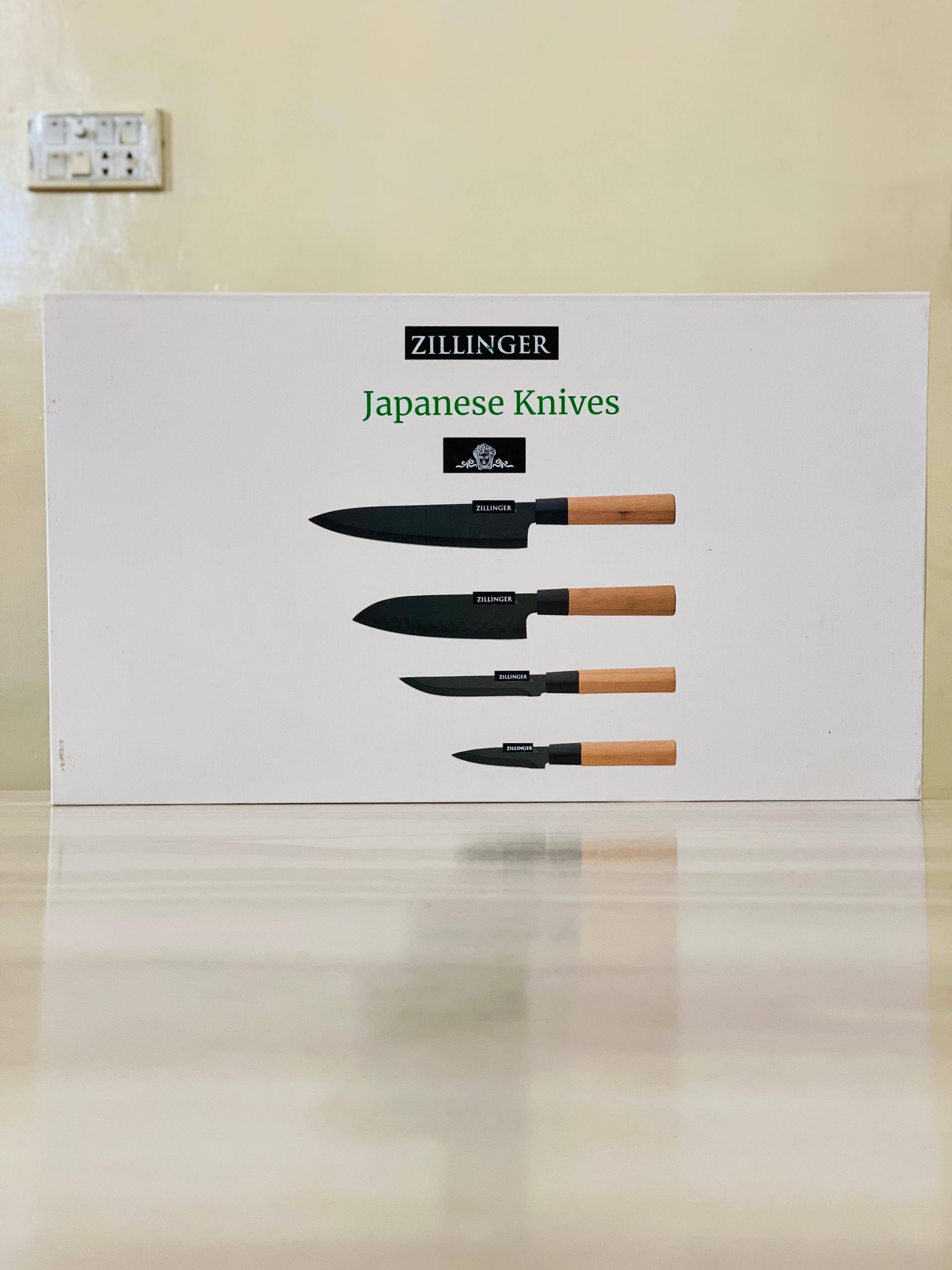 ZILLINGER Japanese Knife Set - 4 Pcs