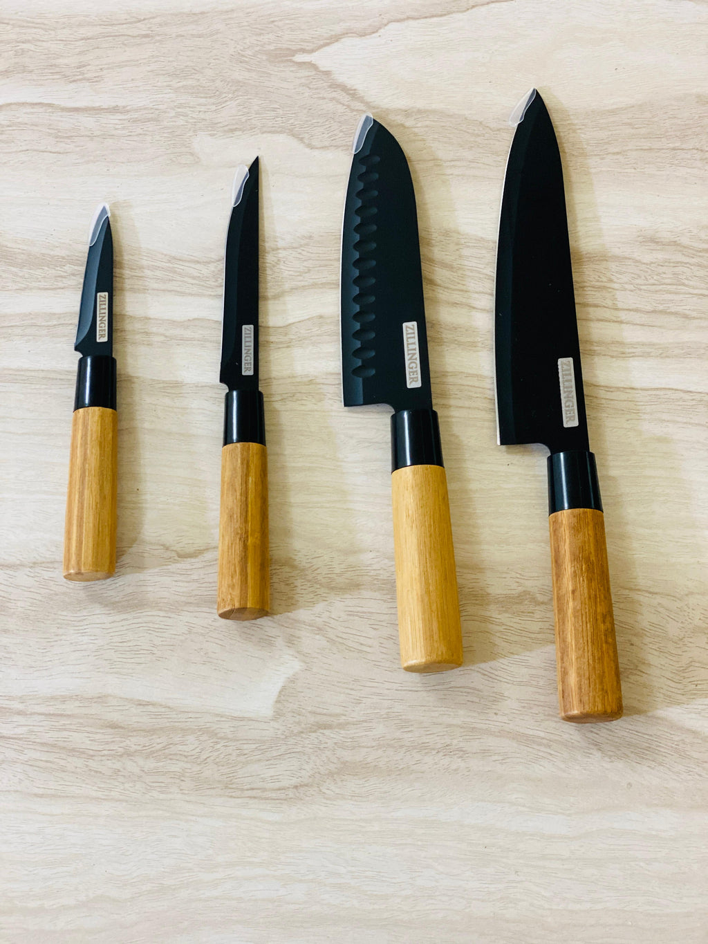 ZILLINGER Japanese Knife Set - 4 Pcs