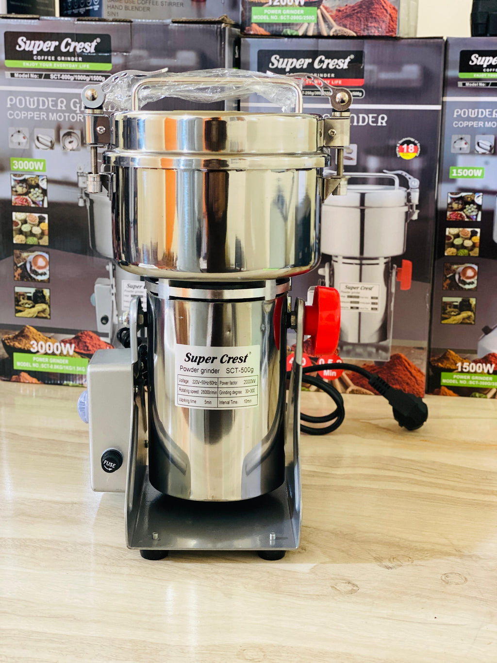Original Germany commercial super crest masala grinder 500g