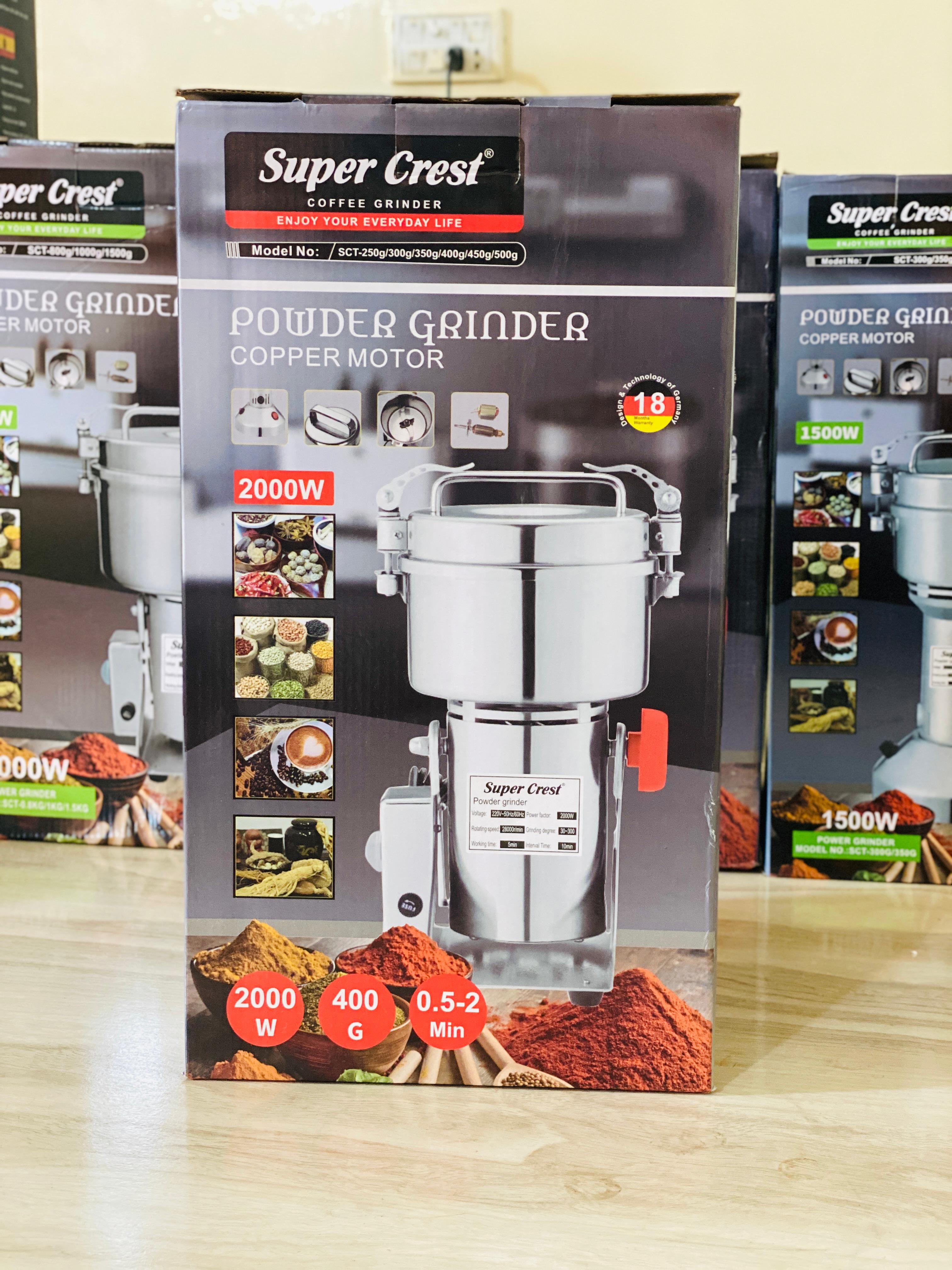 Super Crest Dry Food Grinder 400gm