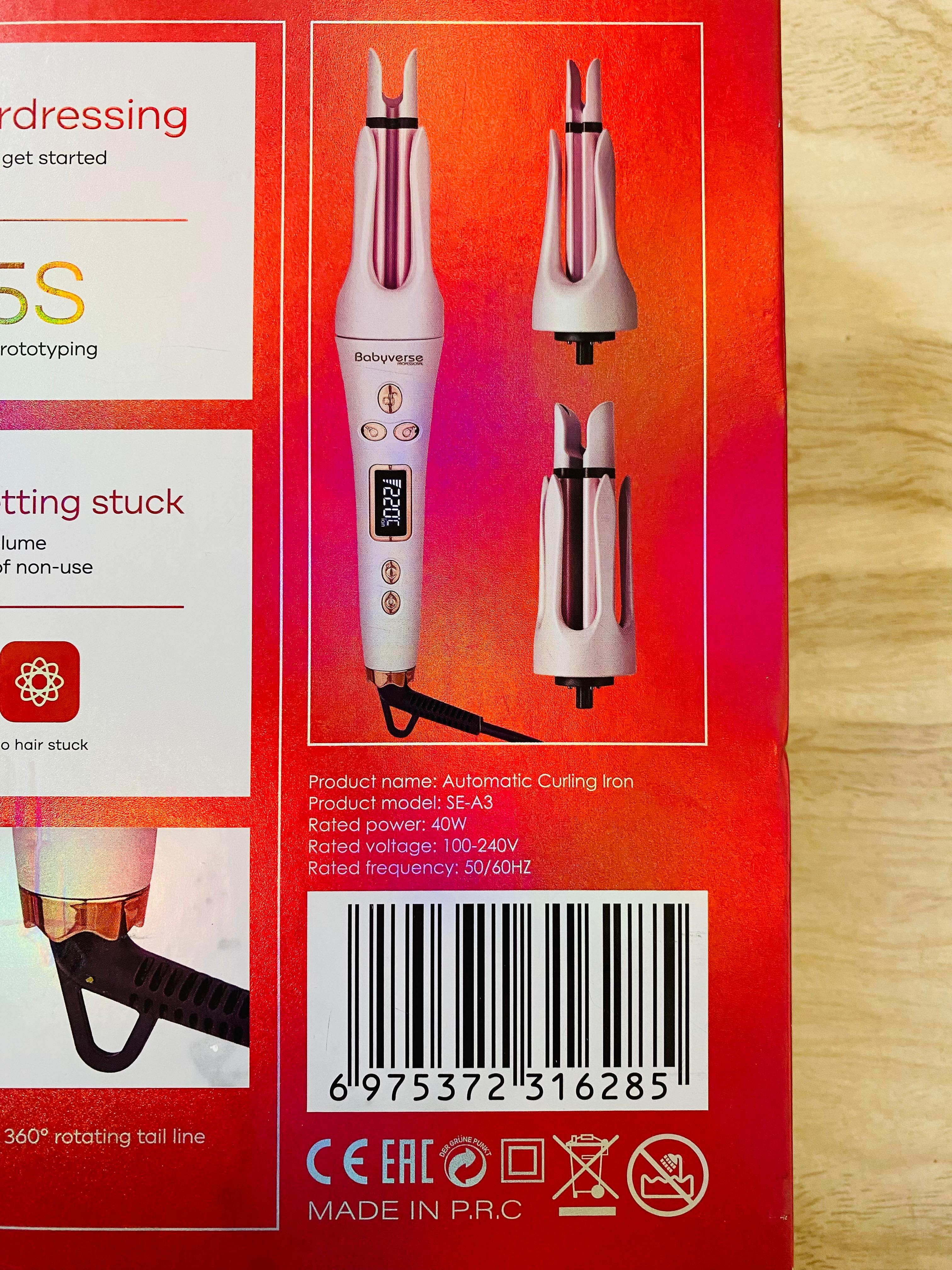 Babyverse 3X Curling Iron SE-A3