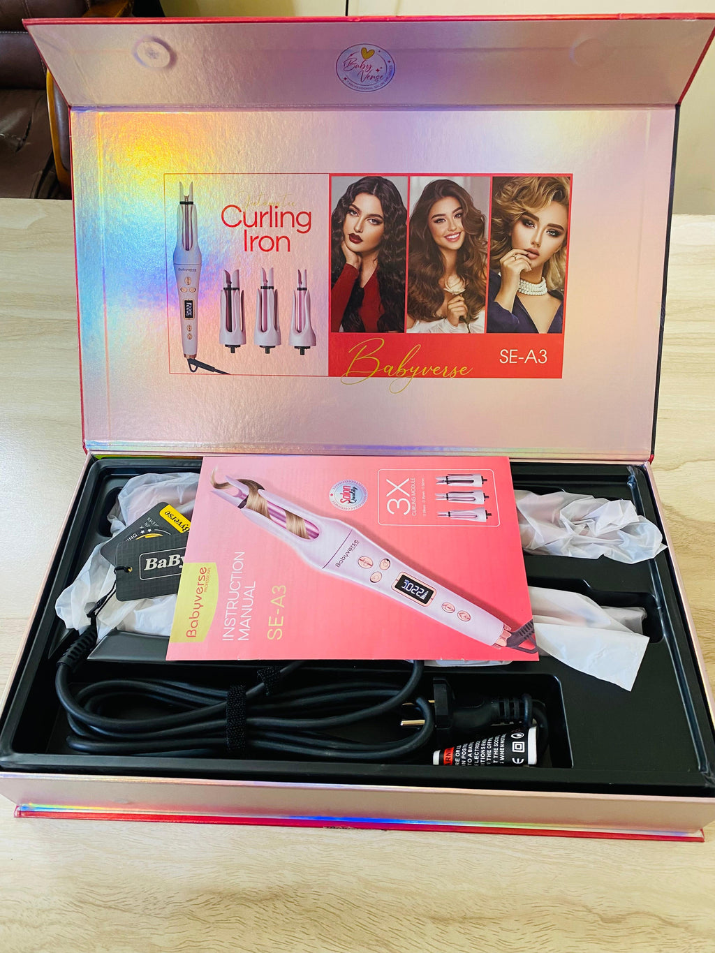 Babyverse 3X Curling Iron SE-A3