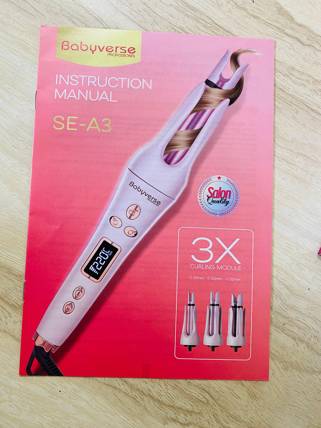 Babyverse 3X Curling Iron SE-A3