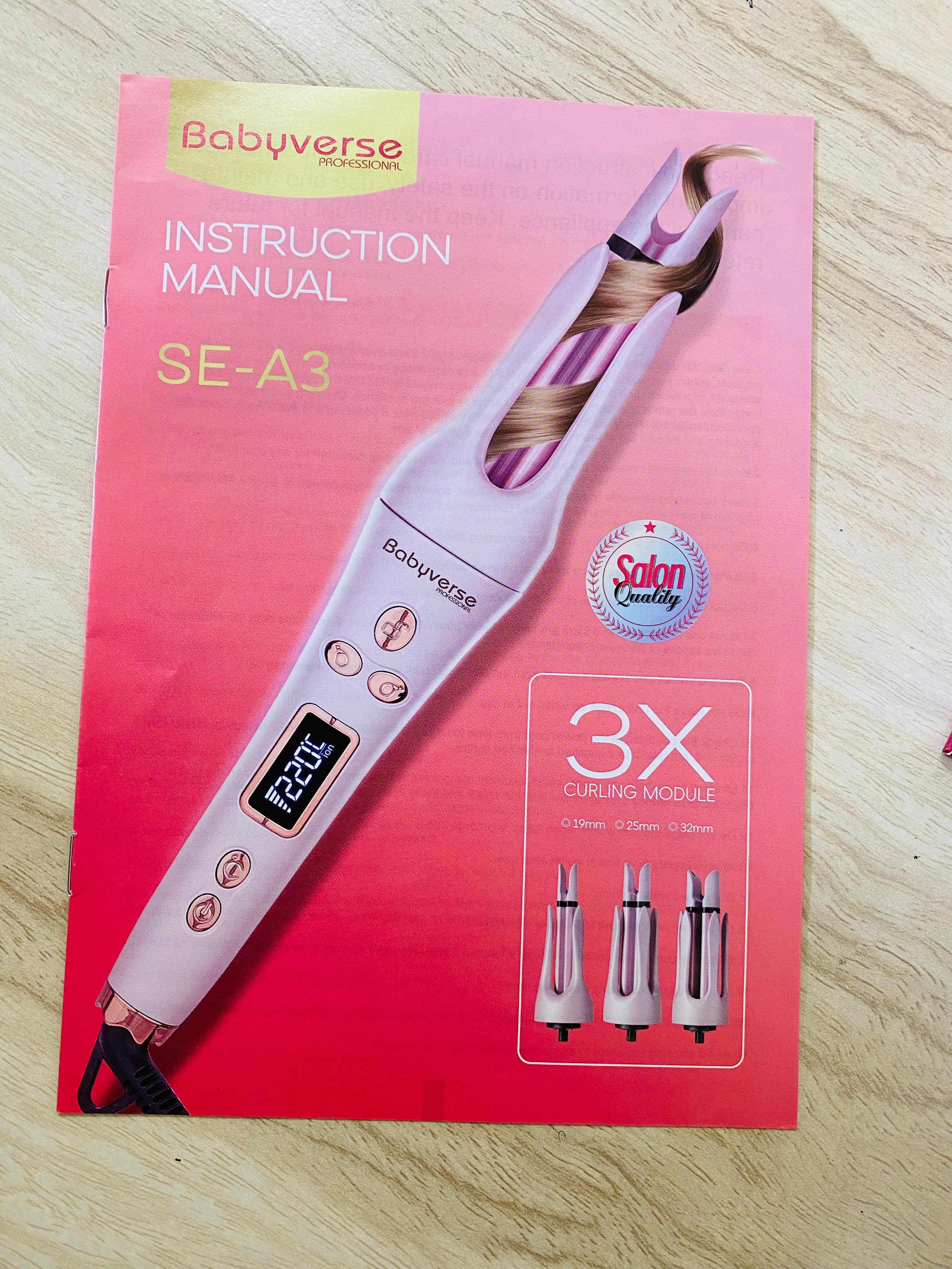 Babyverse 3X Curling Iron SE-A3