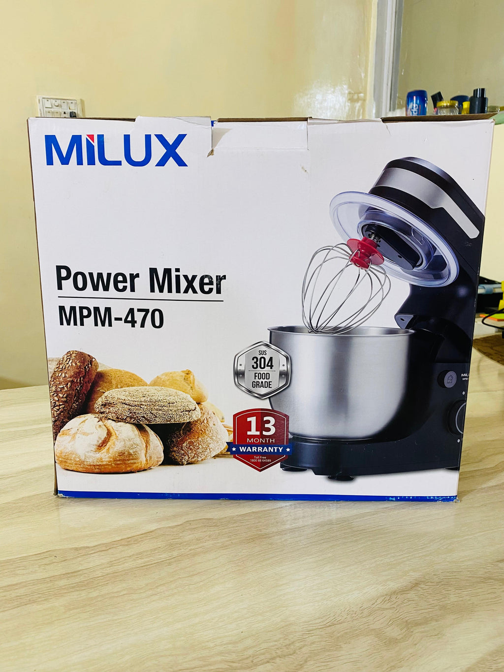 MILUX Dough Maker | Stand Mixer MPM-470
