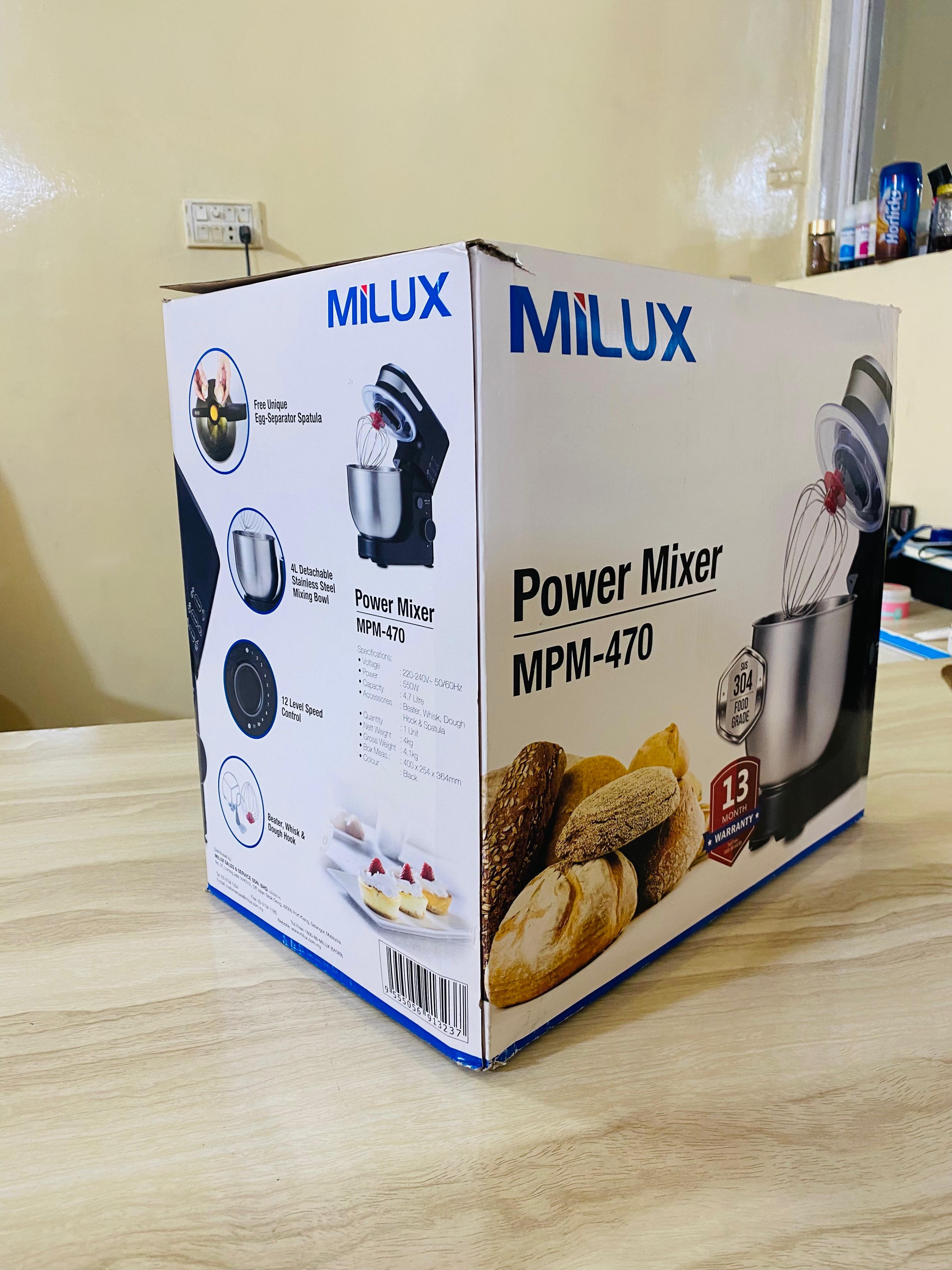 MILUX Dough Maker | Stand Mixer MPM-470