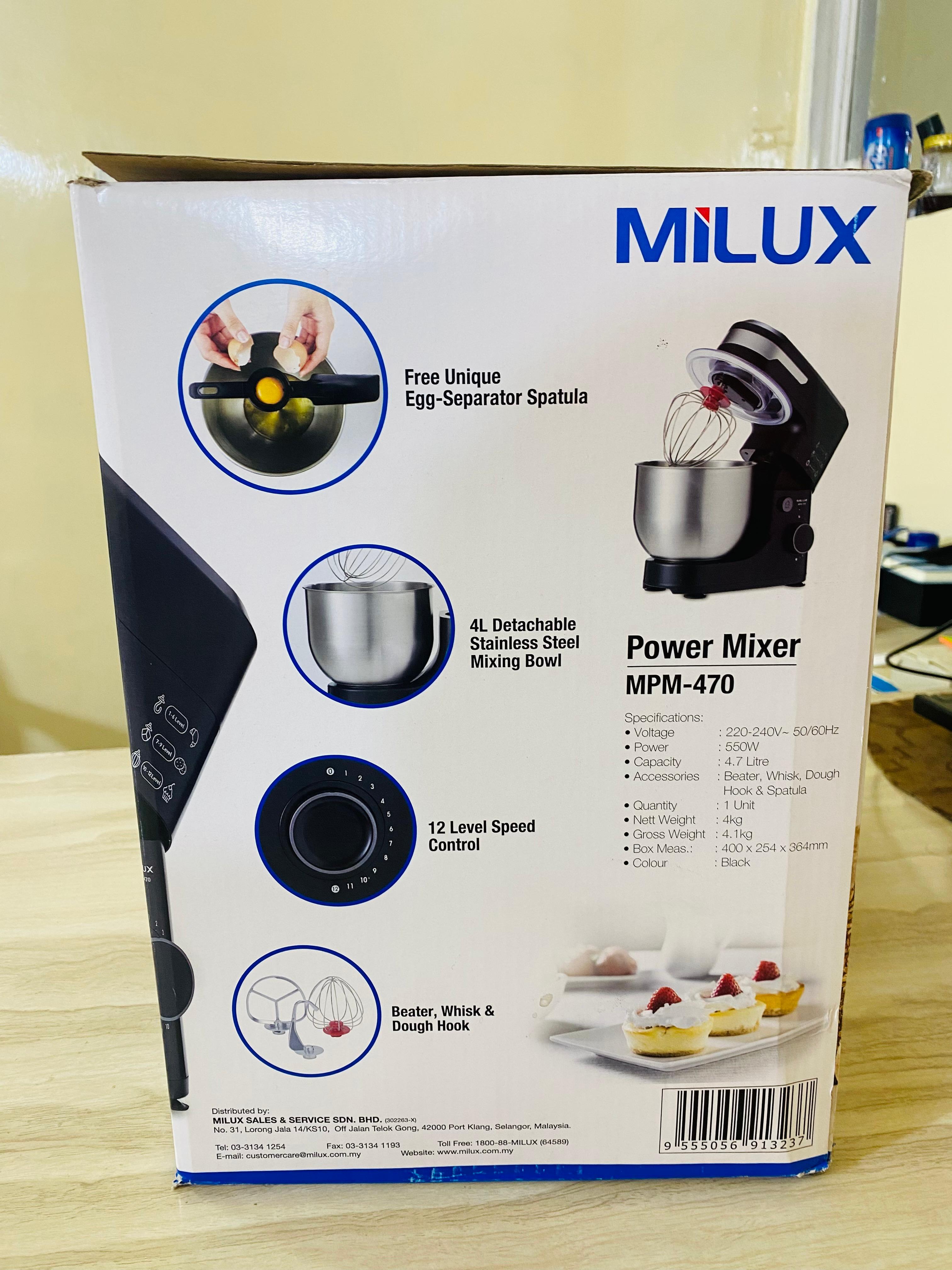 MILUX Dough Maker | Stand Mixer MPM-470