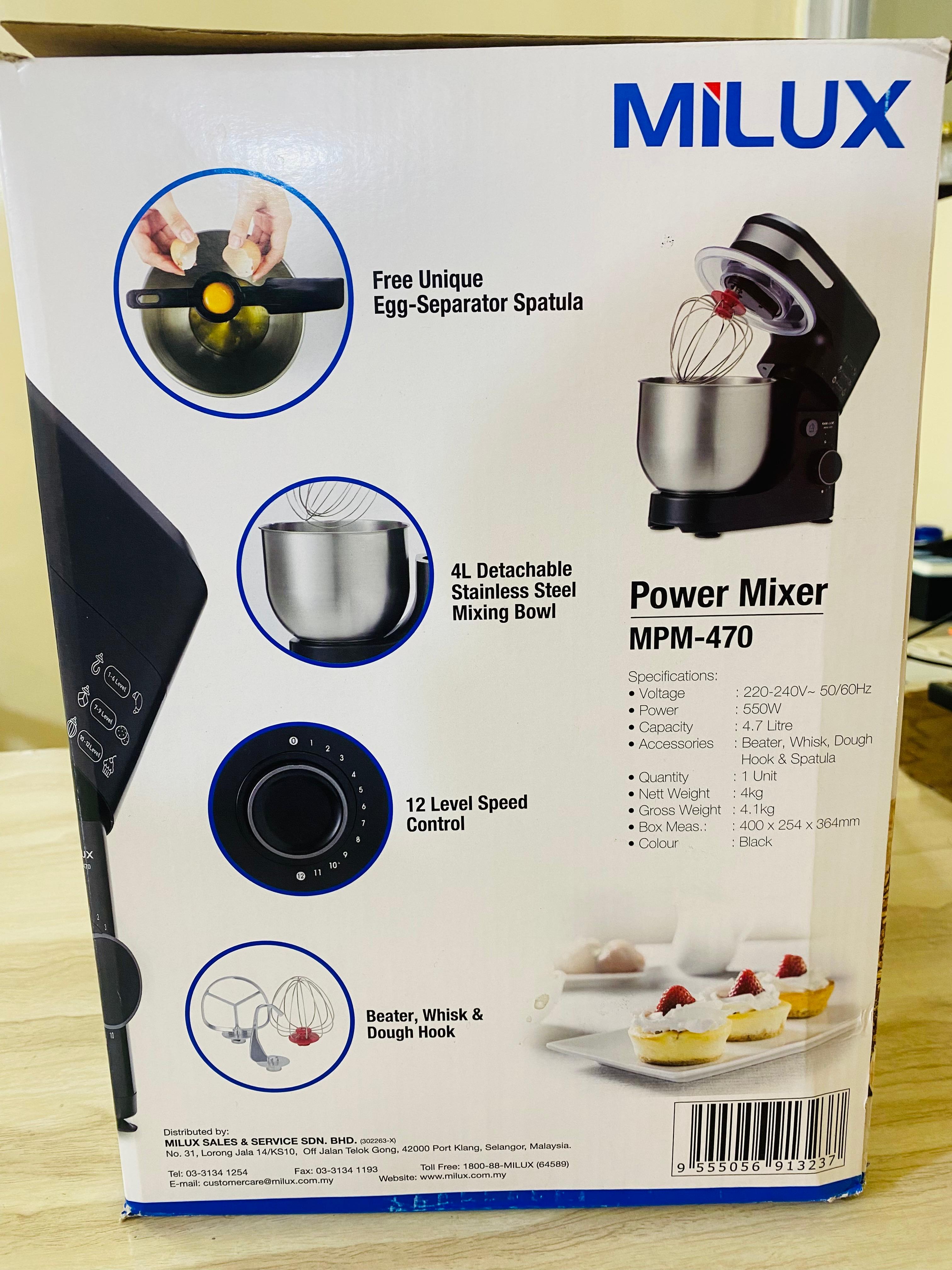 MILUX Dough Maker | Stand Mixer MPM-470