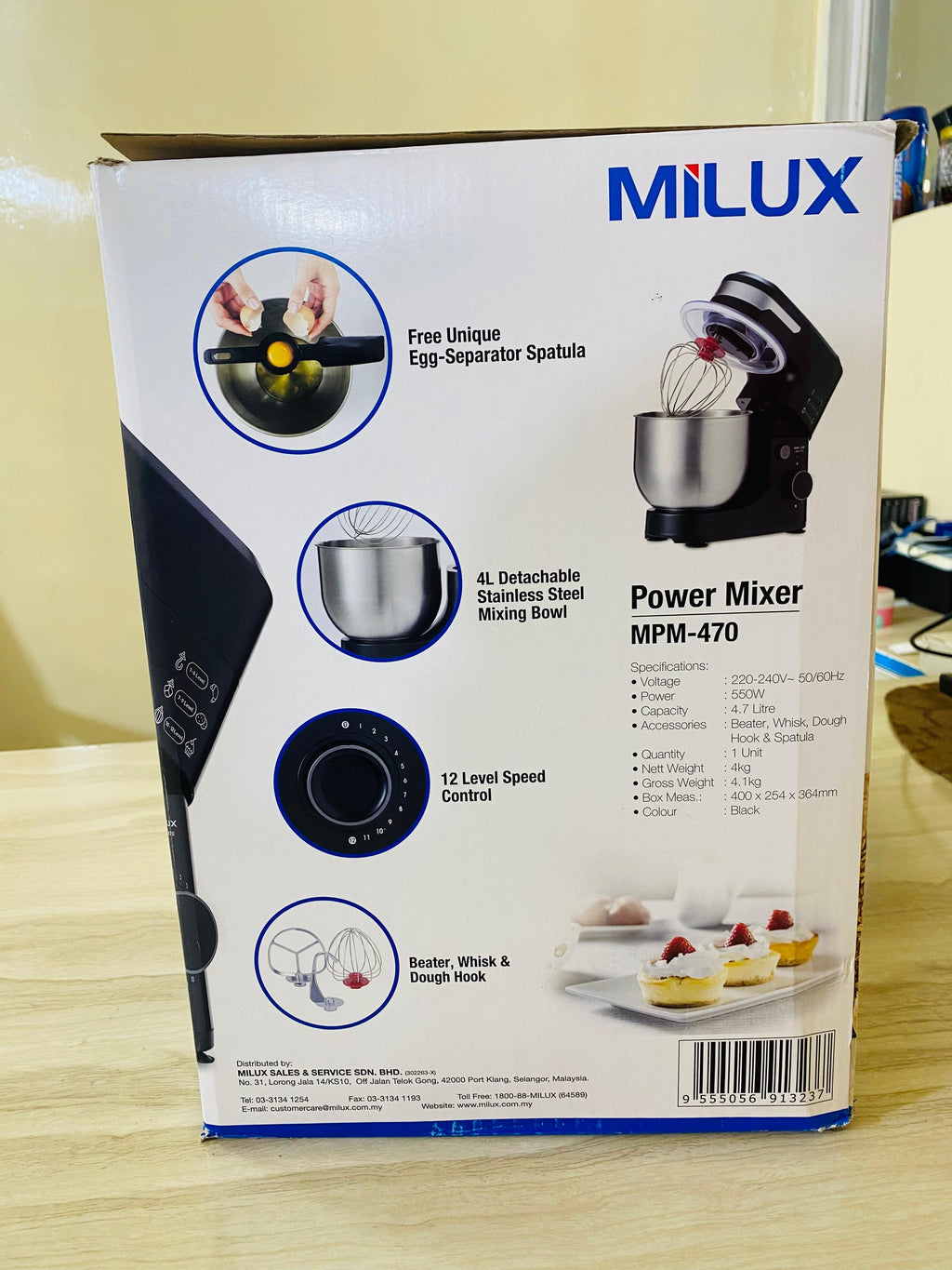 MILUX Dough Maker | Stand Mixer MPM-470