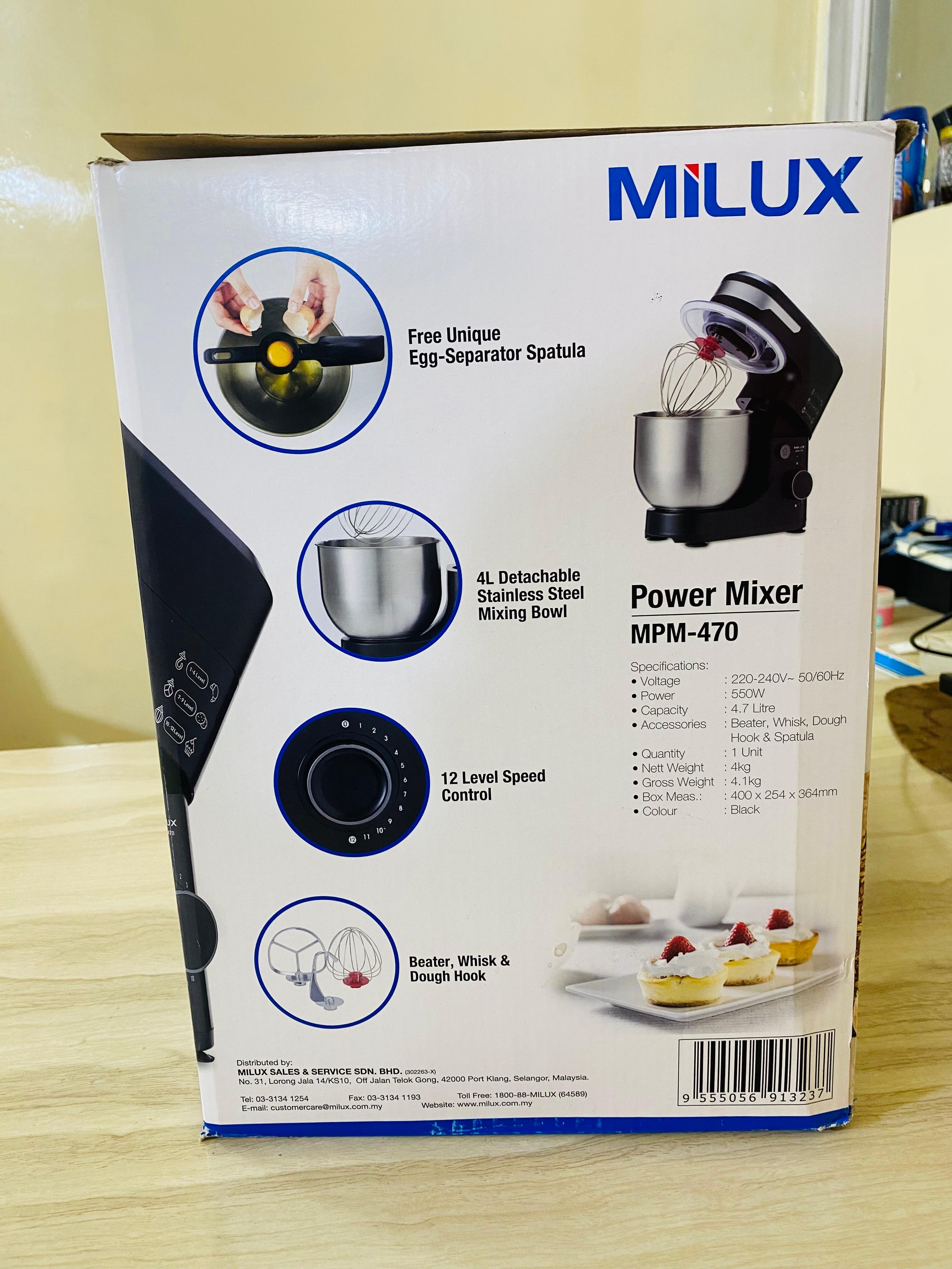 MILUX Dough Maker | Stand Mixer MPM-470