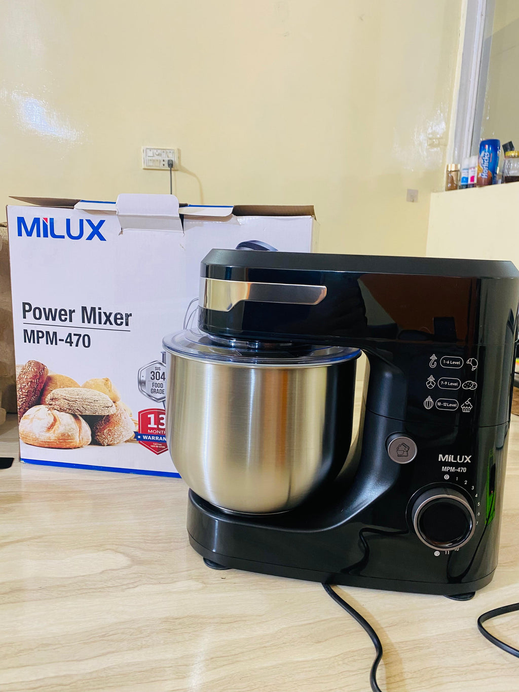 MILUX Dough Maker | Stand Mixer MPM-470