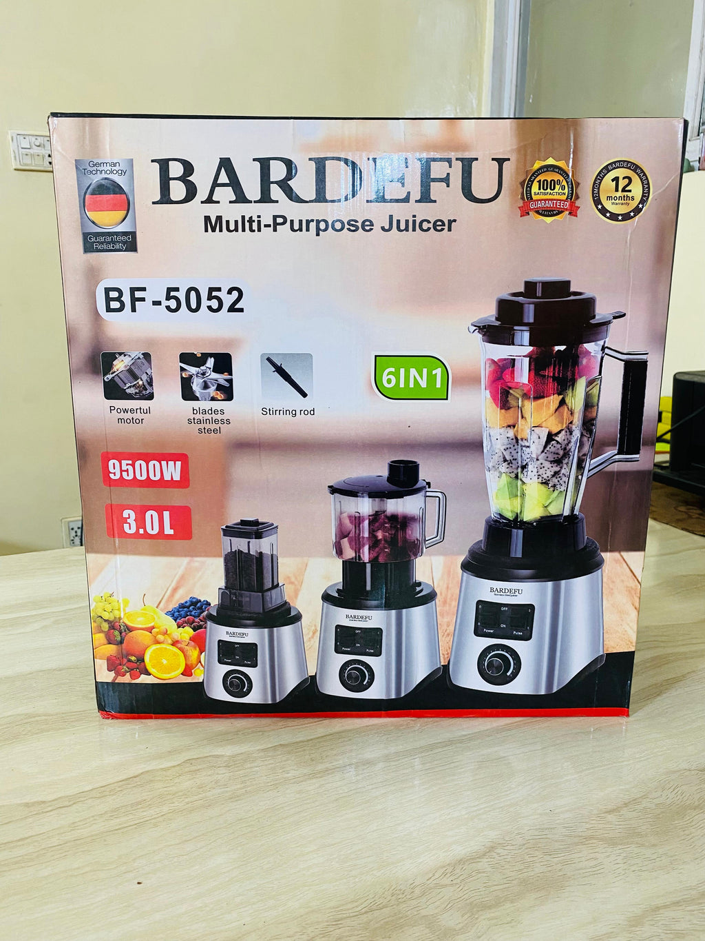 BARDEFU 6-in-1┃2.5L Multipurpose Blender