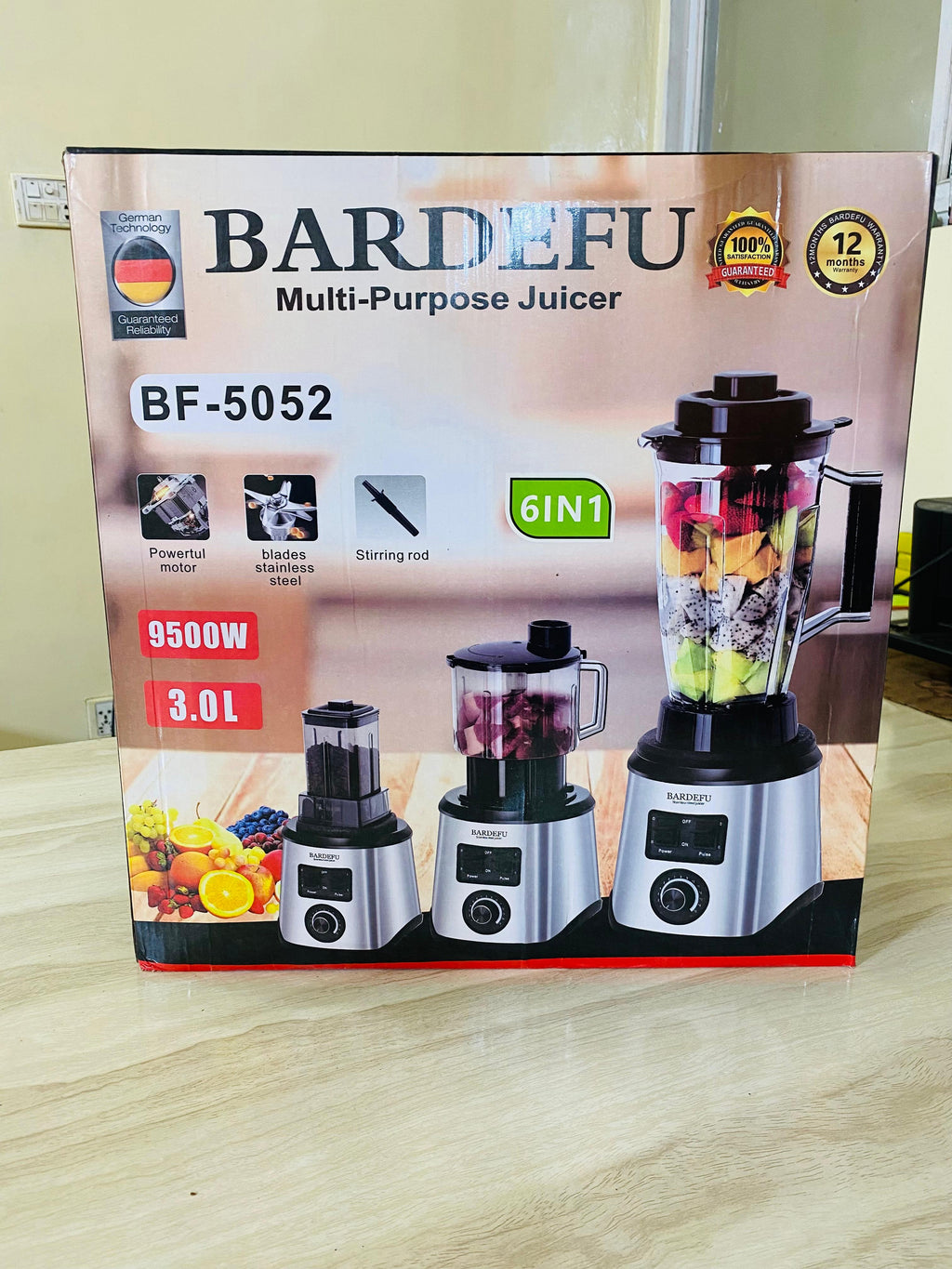 BARDEFU 6-in-1┃2.5L Multipurpose Blender
