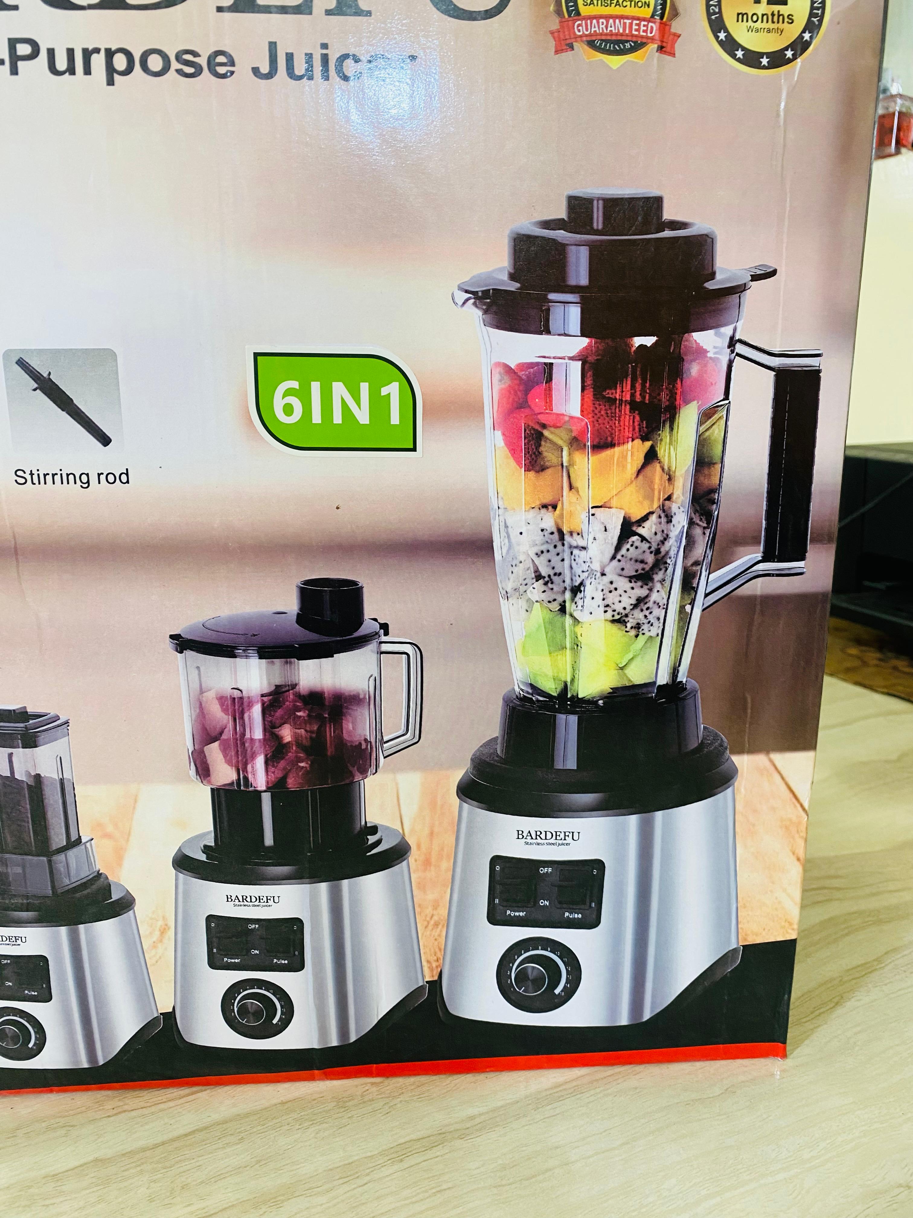 BARDEFU 6-in-1┃2.5L Multipurpose Blender