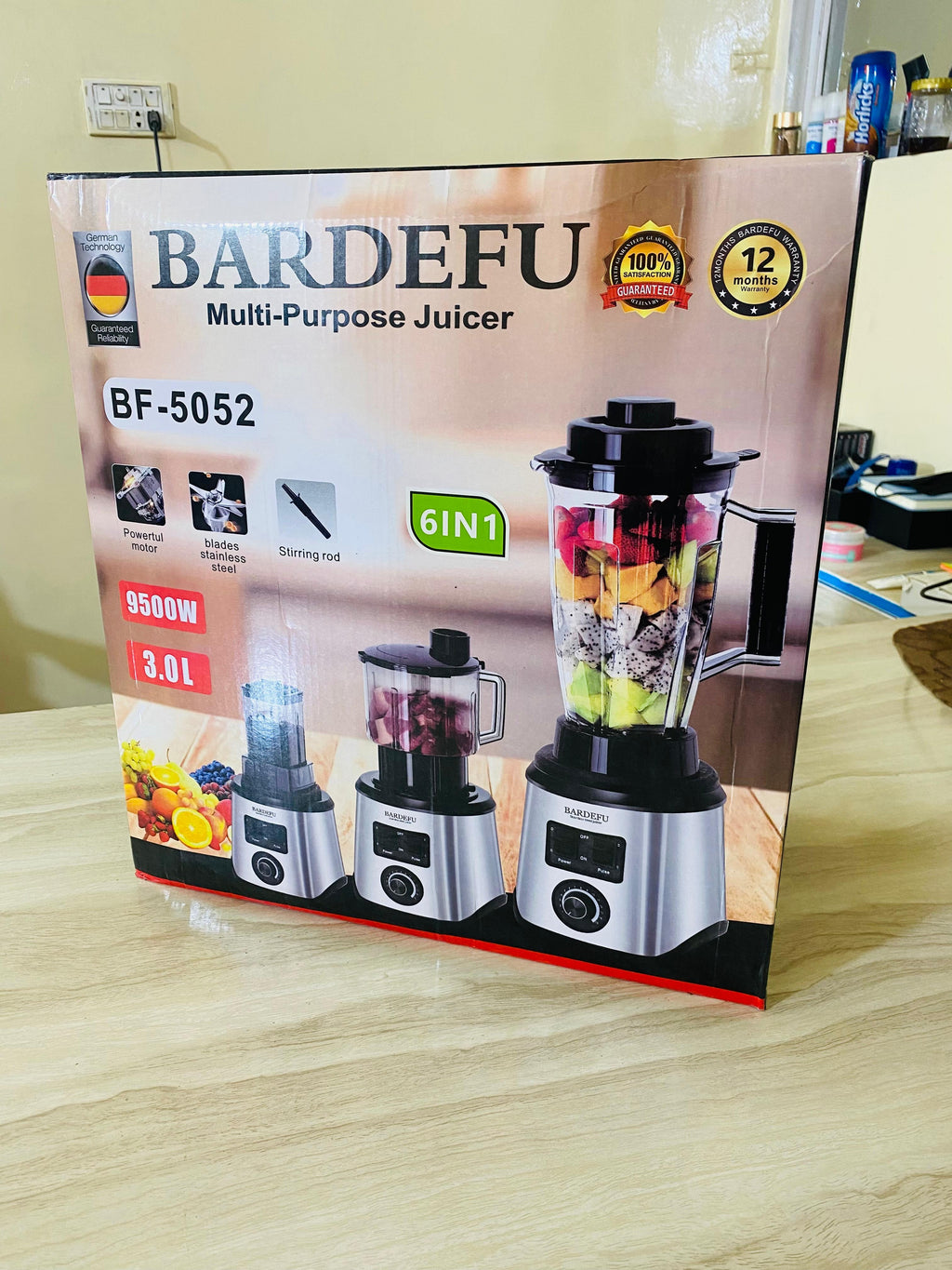 BARDEFU 6-in-1┃2.5L Multipurpose Blender