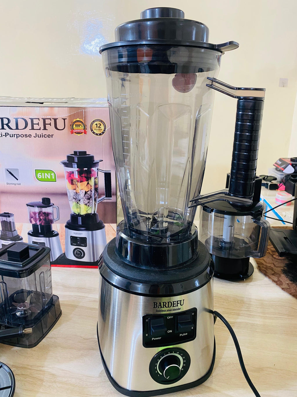 BARDEFU 6-in-1┃2.5L Multipurpose Blender