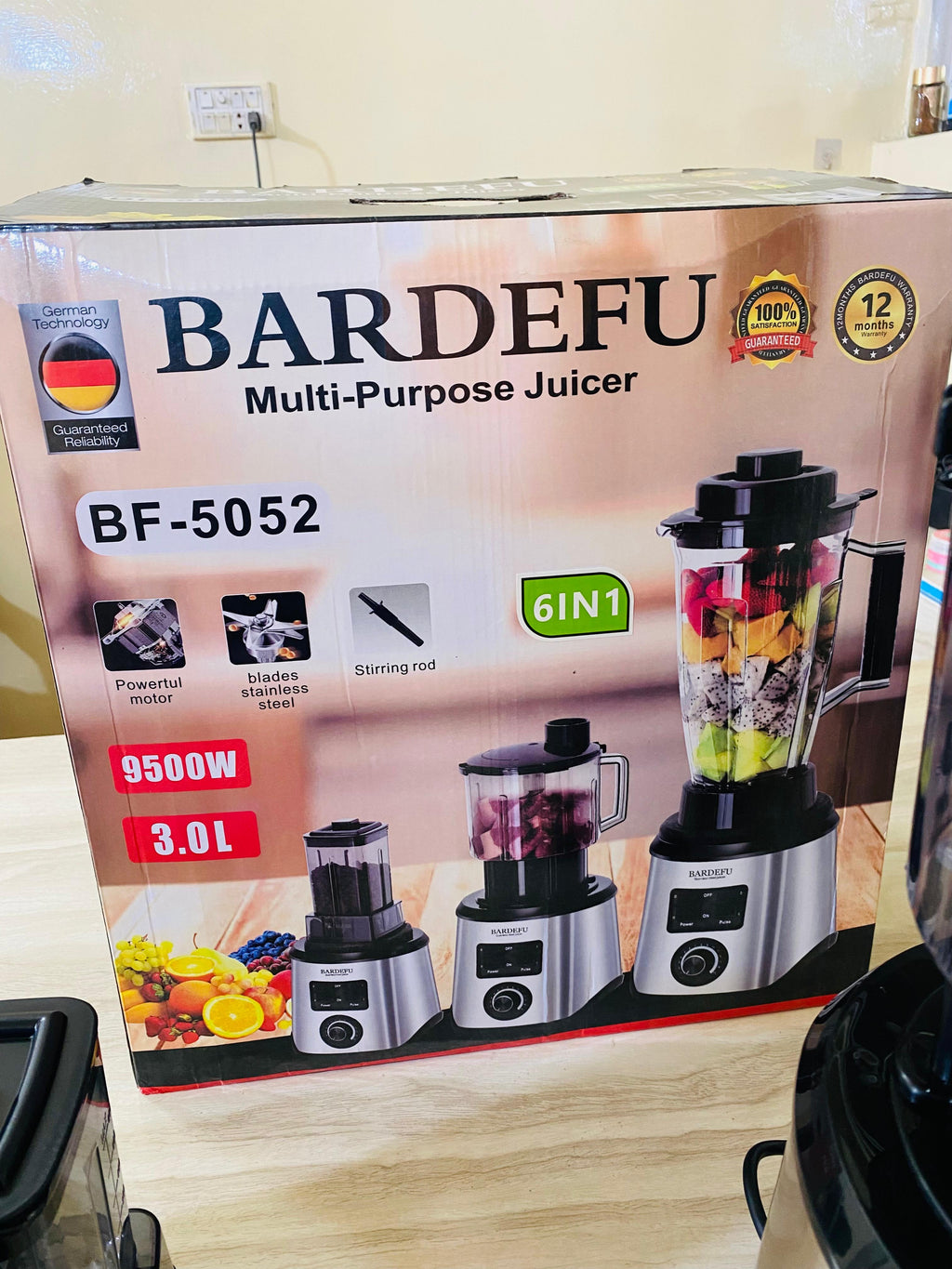 BARDEFU 6-in-1┃2.5L Multipurpose Blender