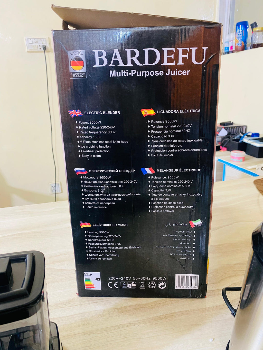 BARDEFU 6-in-1┃2.5L Multipurpose Blender